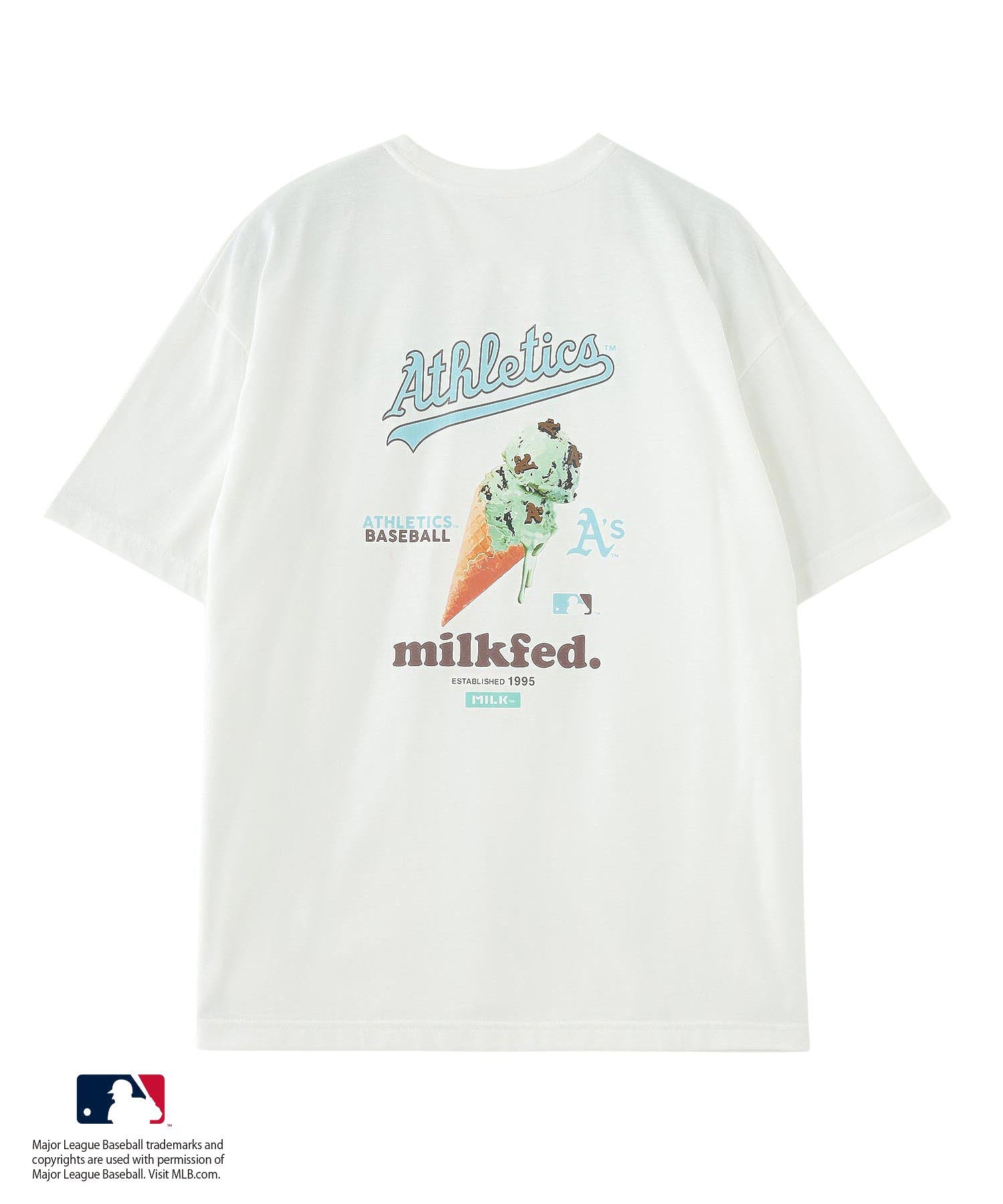 MILKFED. × MLB BIG S/S TOP