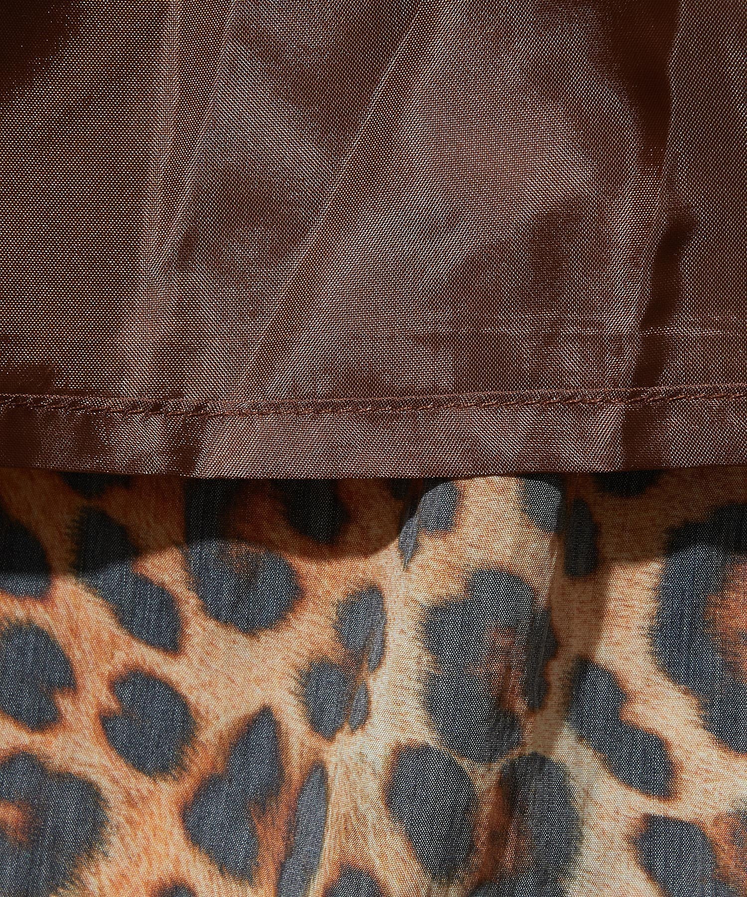 LEOPARD PRINT MINI DRESS