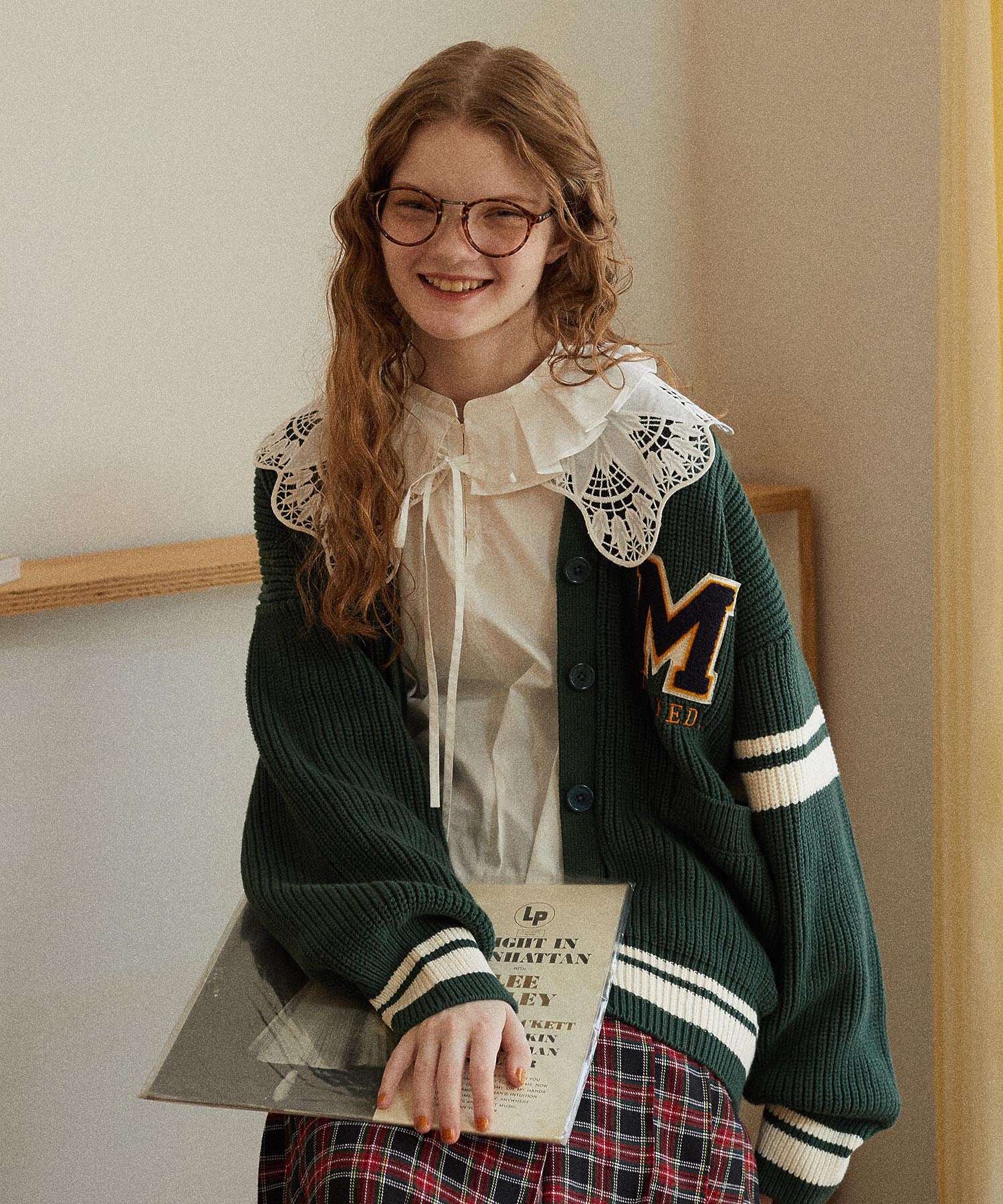 MULTI RUFFLE COLLAR BLOUSE