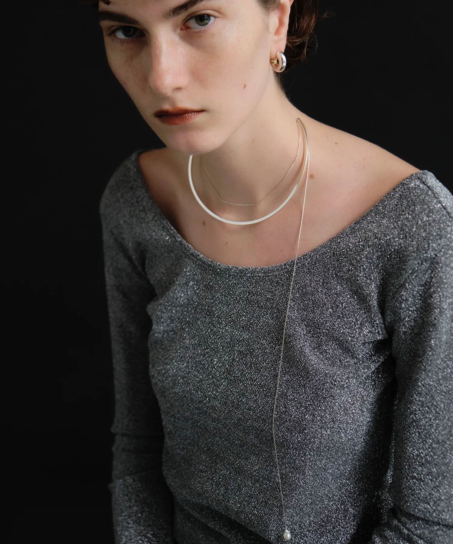 loni/BUD MULTIWAY PEARL CHOKER