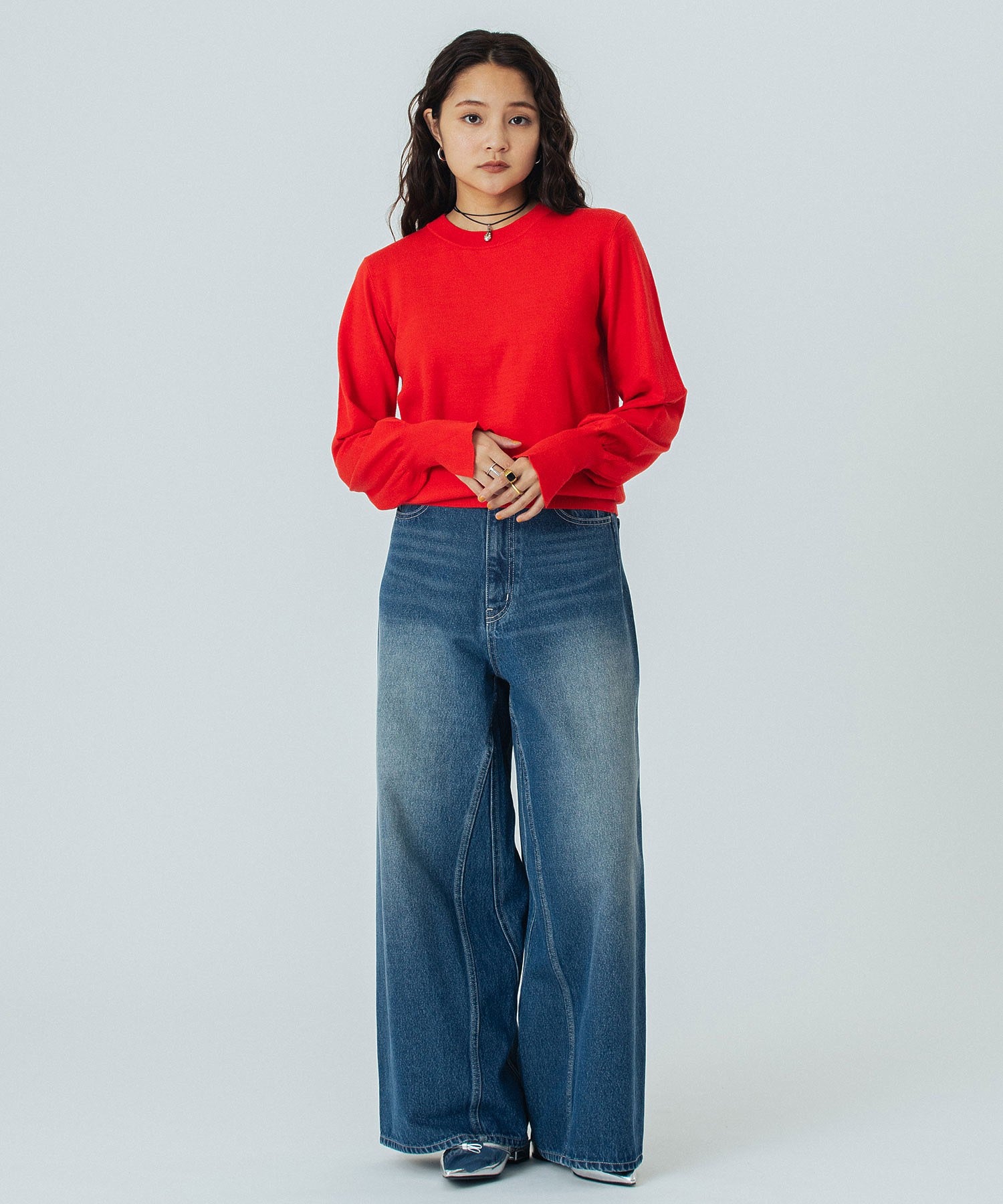 model:160cm 着用サイズ:S