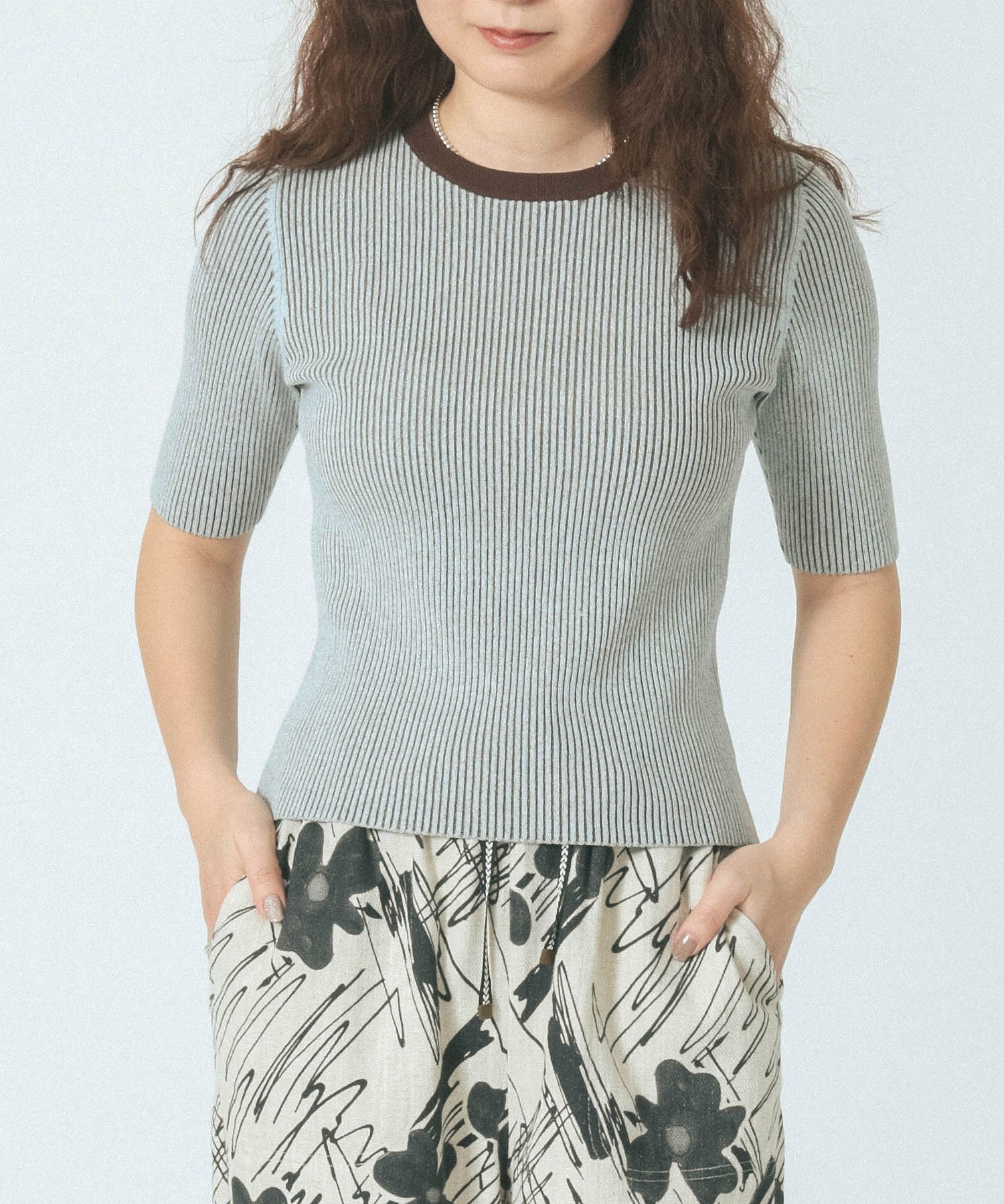 RIB KNIT PULLOVER