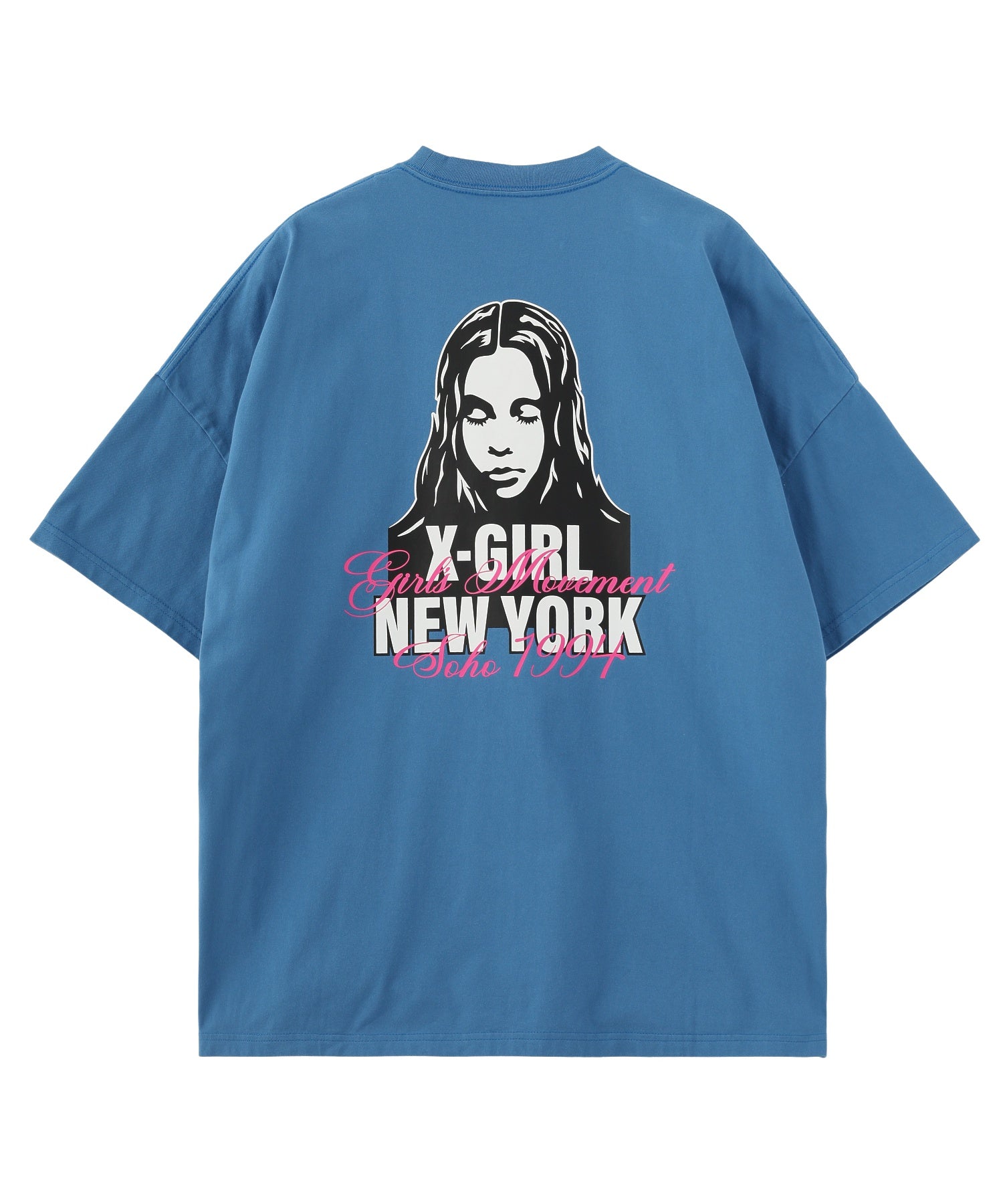 FACE AND SCRIPT MIX LOGO S/S BIG TEE DRESS