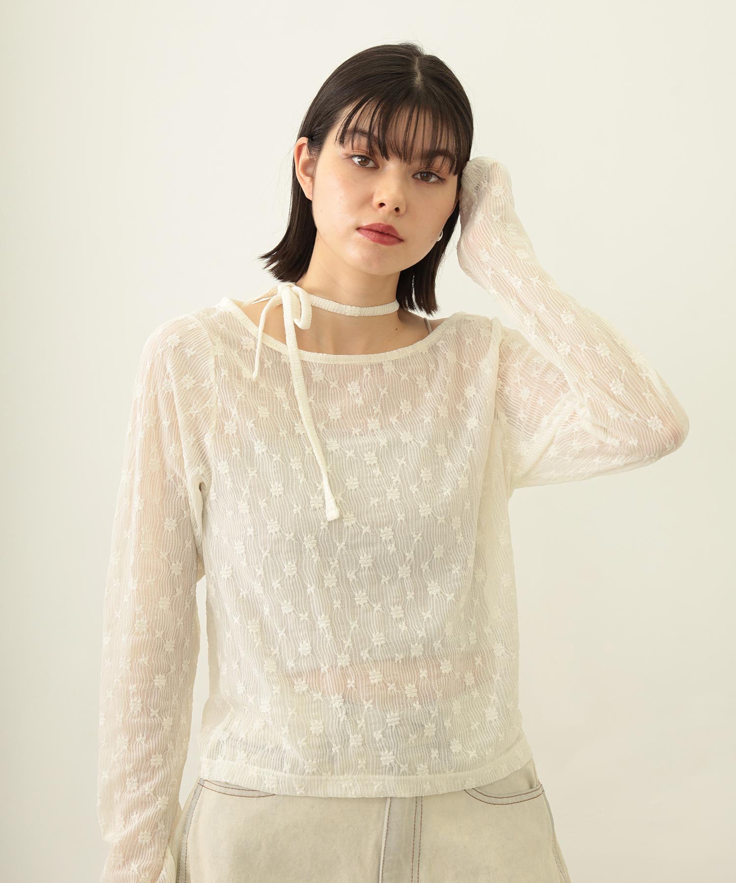 LACE L/S TOP