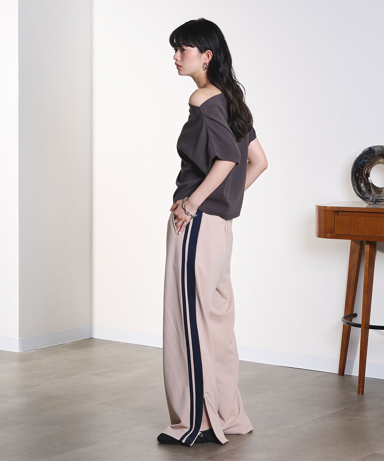 model:163cm 着用サイズ:M