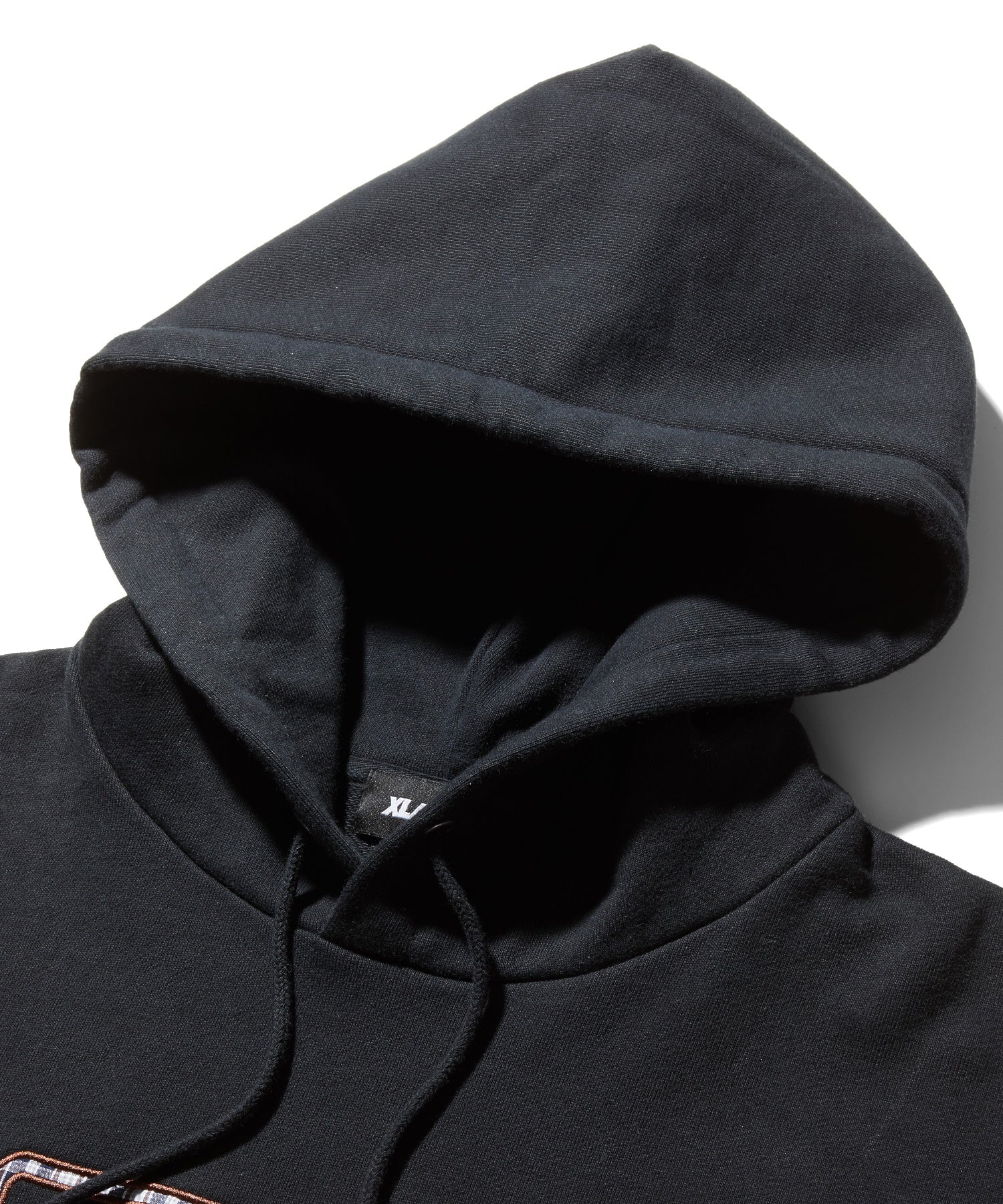 PLAID OG LOGO HOODED SWEATSHIRT