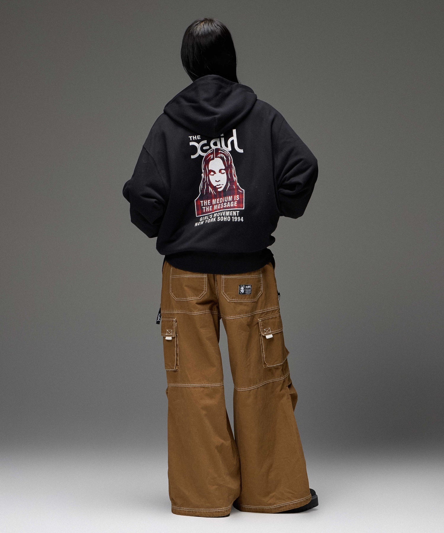 BICOLOR STITCH EASY CARGO PANTS
