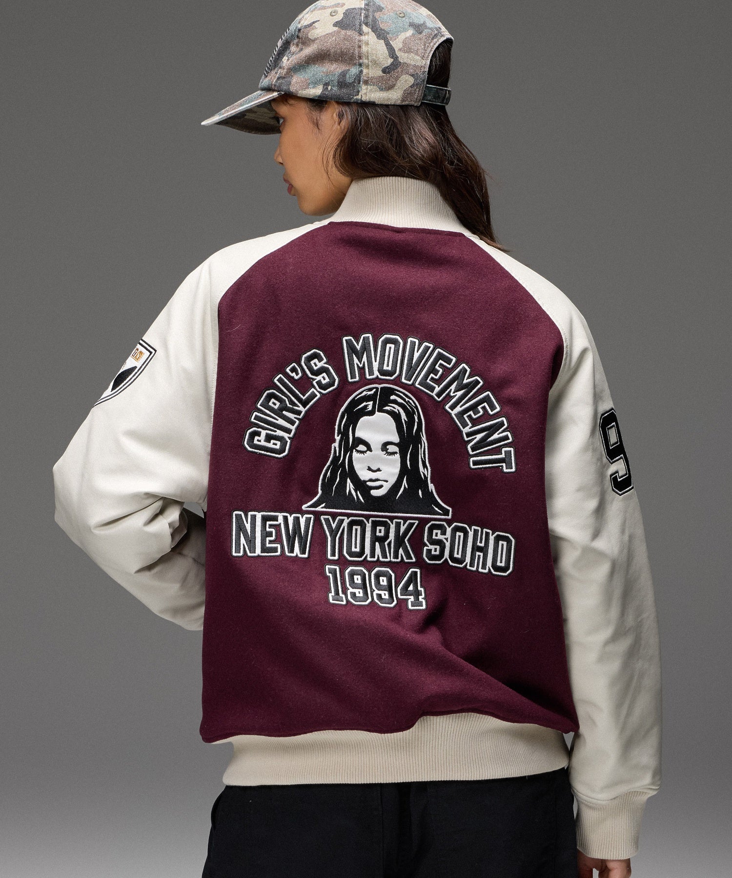 FACE PATCH STADIUM JACKET