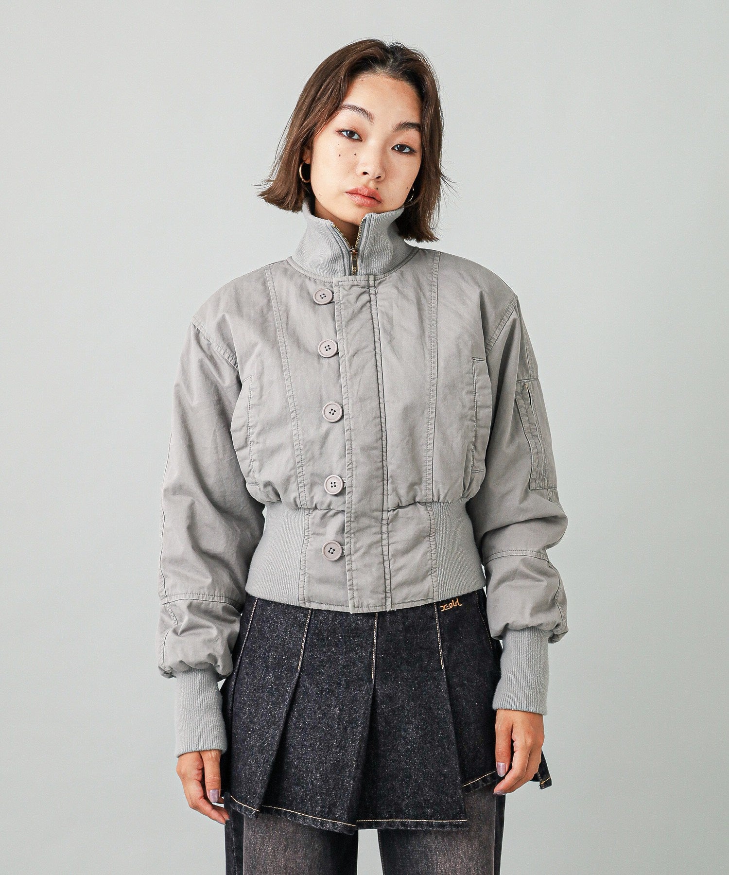 WASHED MILITARY JACKET