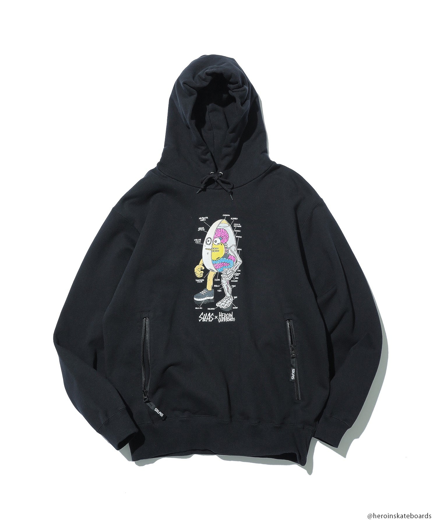 SILAS×HEROIN HOODIE