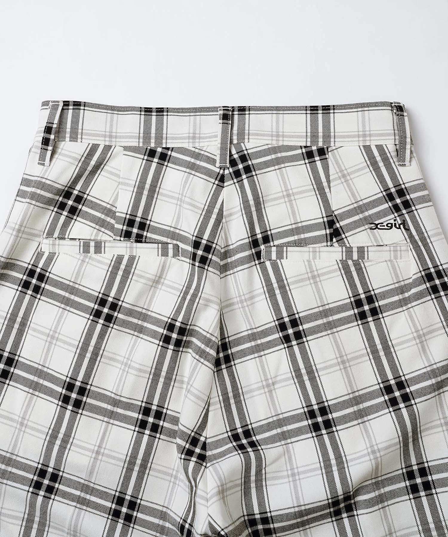 PLAID STRAIGHT LEG PANTS X-girl