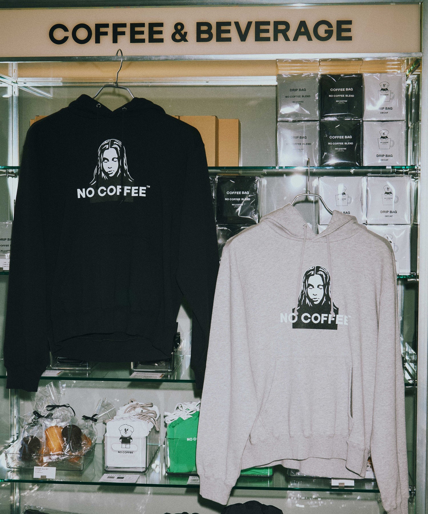 X-girl x NO COFFEE SWEAT HOODIE