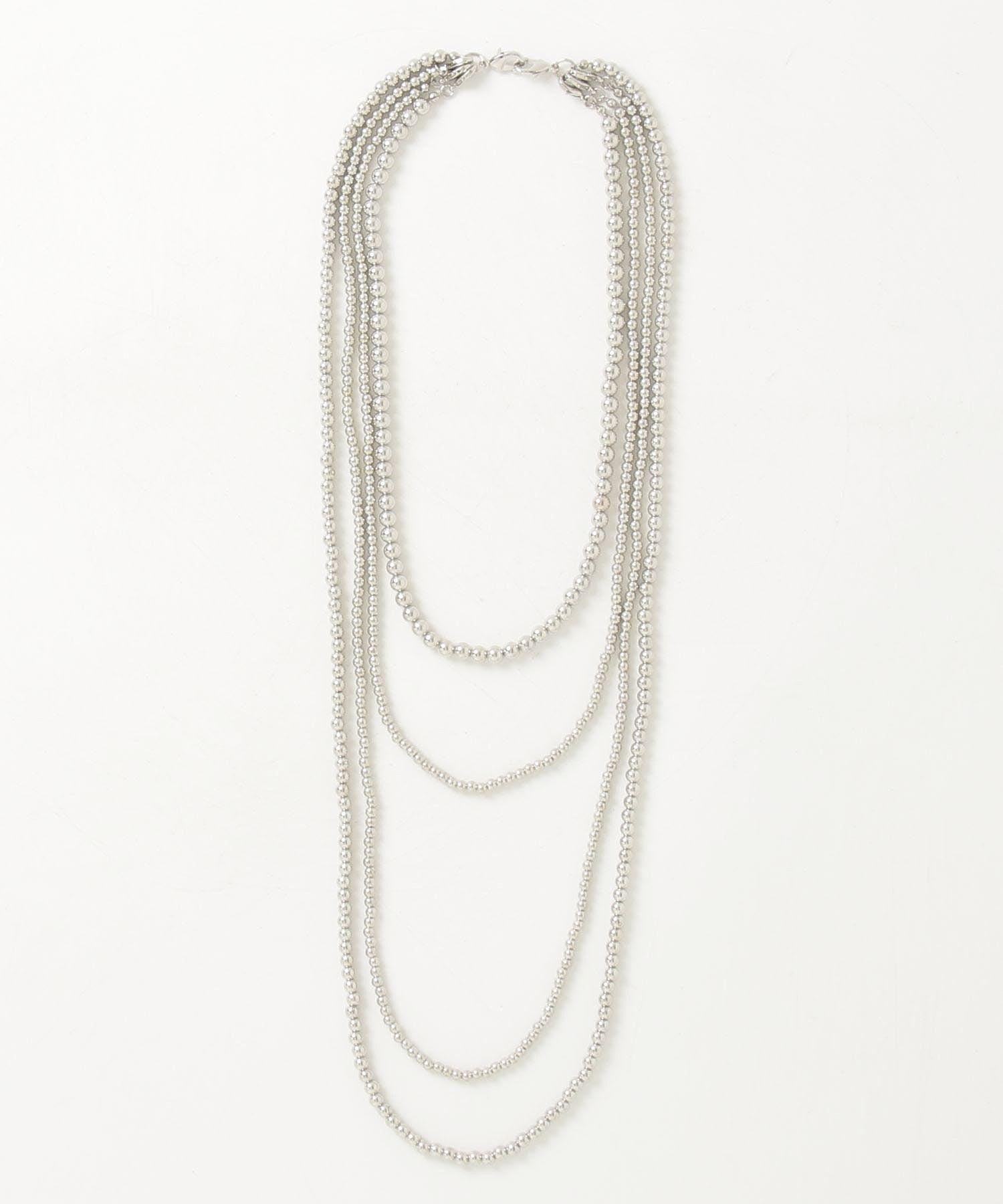 THREE STANDARD BALL NECKLACE