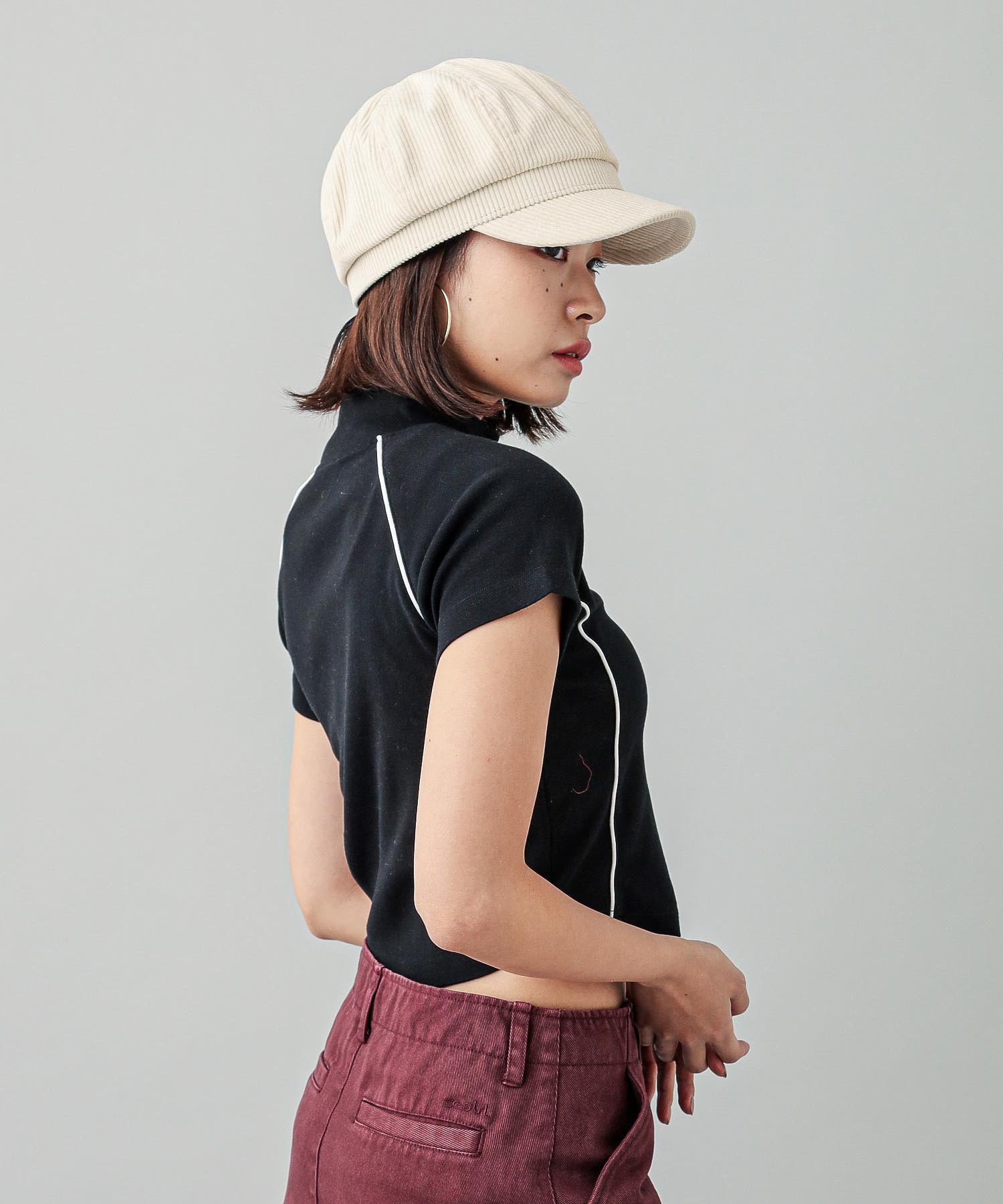 RACING ZIP UP TOP