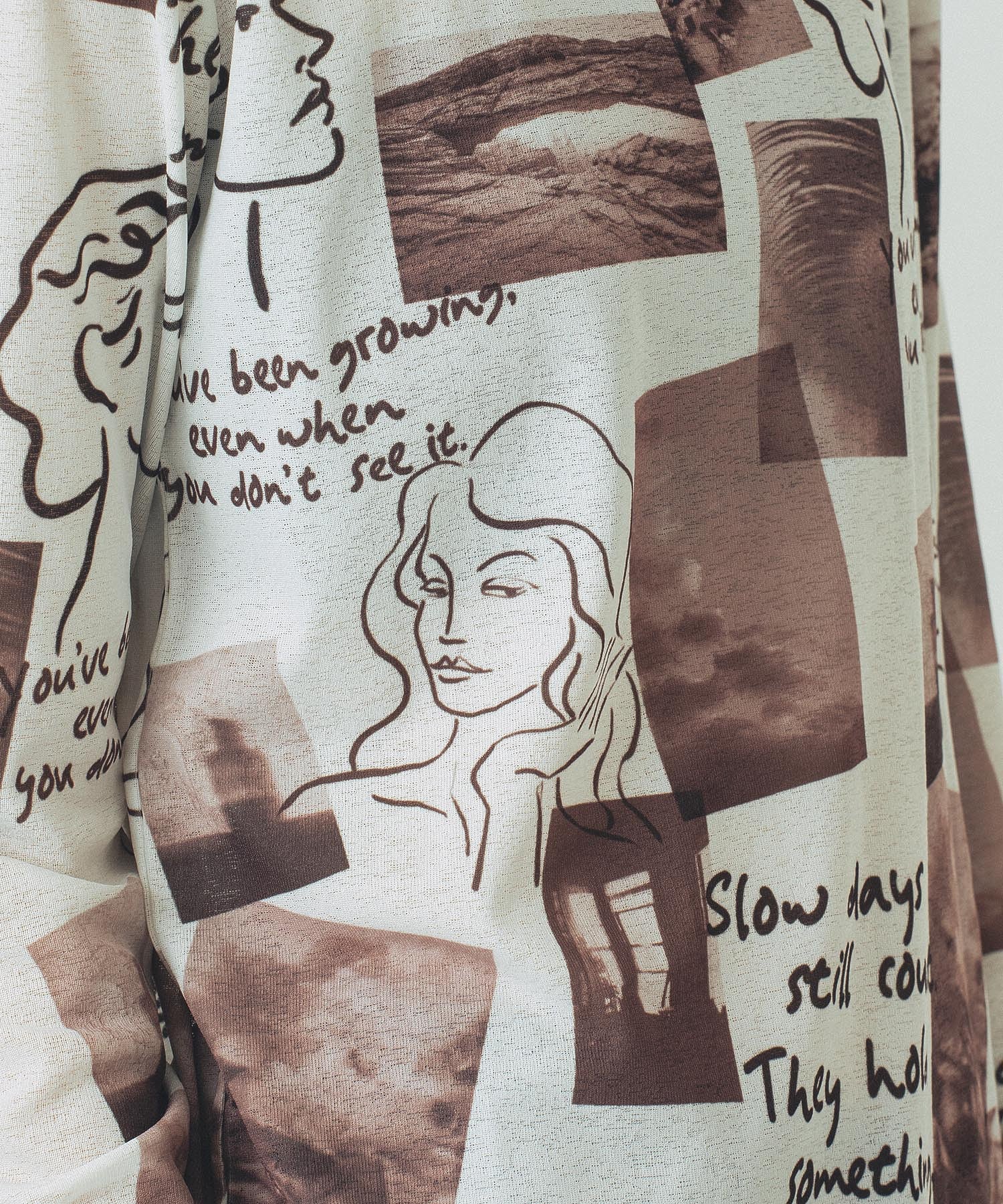 ART PRINT L/S TEE
