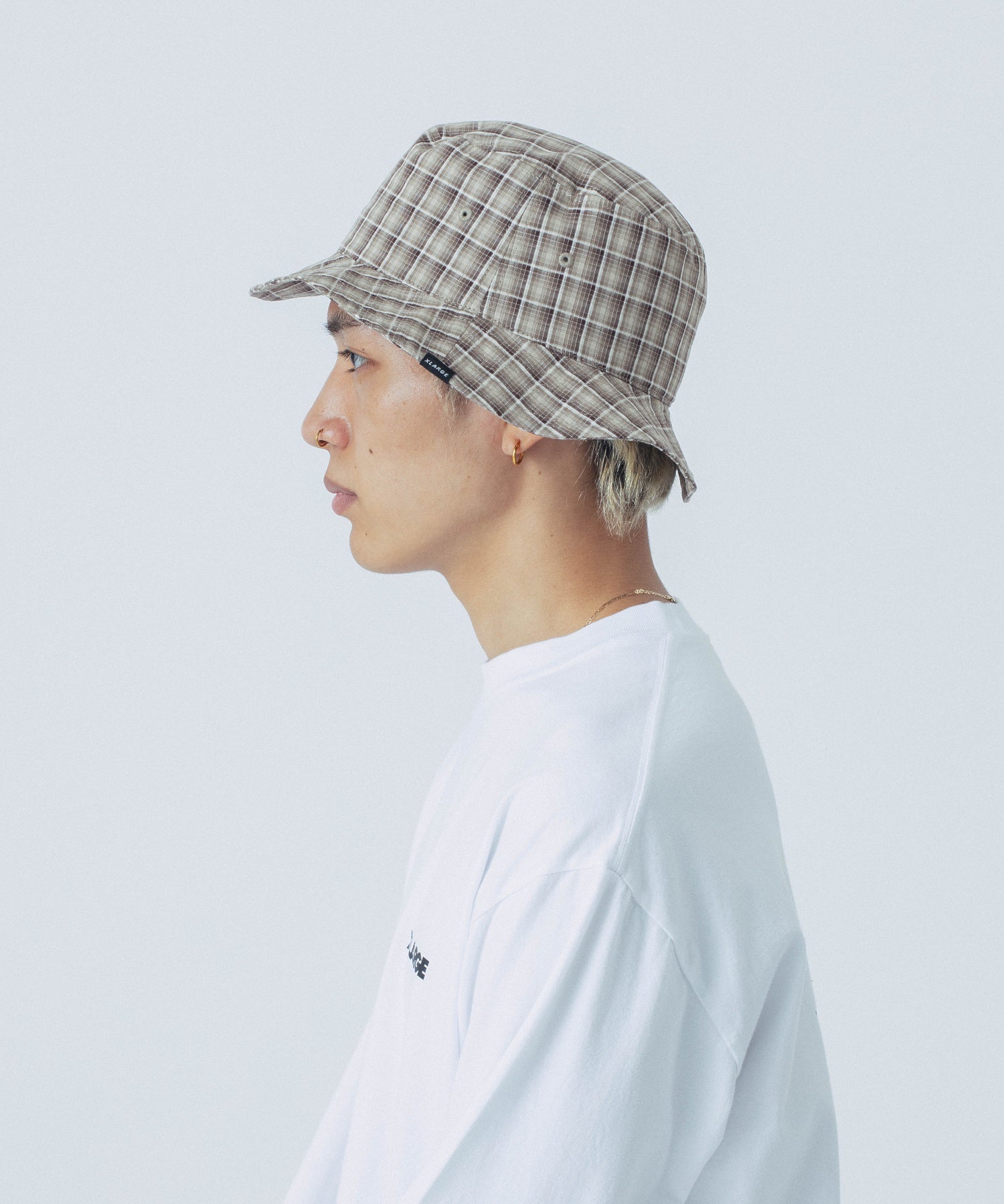 PLAID BUCKET HAT