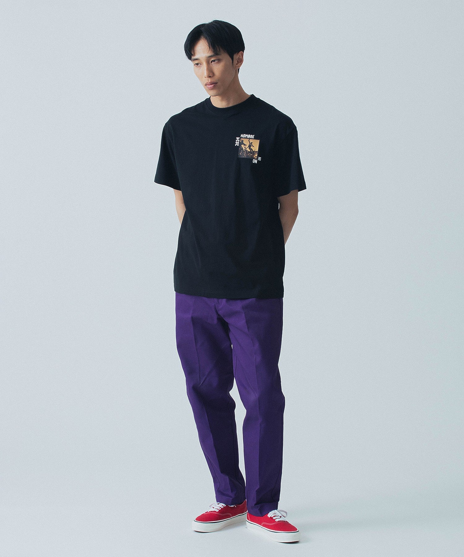 Hombre Nino/オンブレニーニョ/S/S PRINT TEE/BIKE/HN0241-CT0017