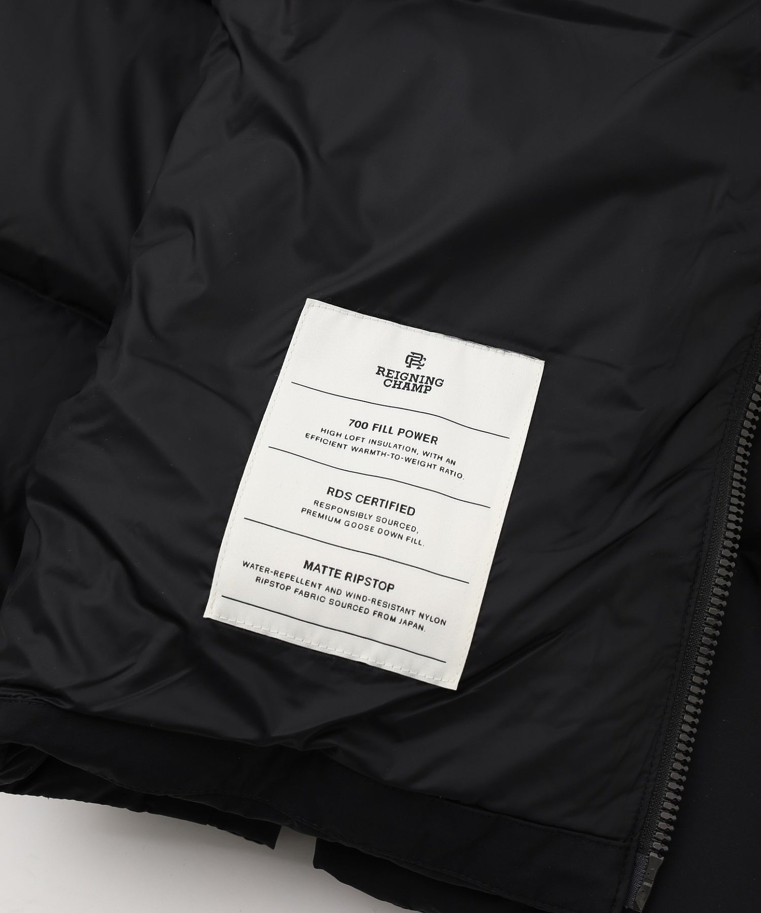 REIGNING CHAMP/レイニングチャンプ/MATTE RIPSTOP FRANCHISE HOODED DN JK RC-4293