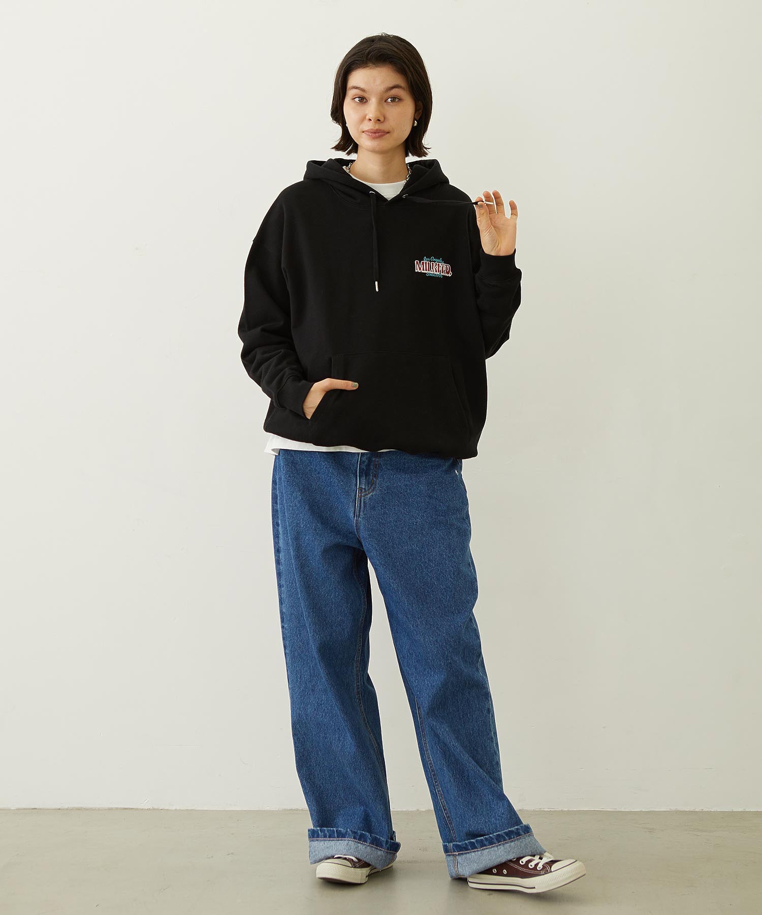 DOODLE LOGO SWEAT HOODIE