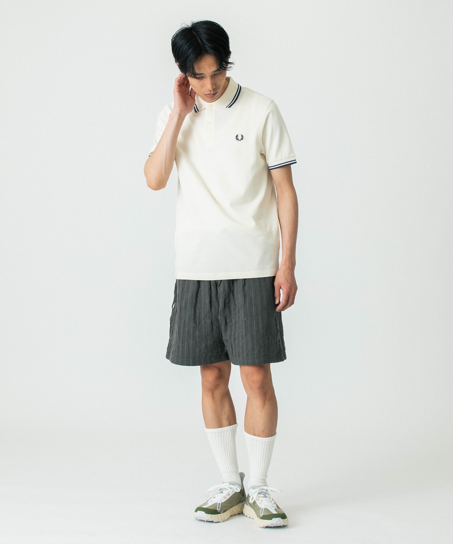 FRED PERRY/フレッドペリー/TWIN TIPPED SHIRT M3600