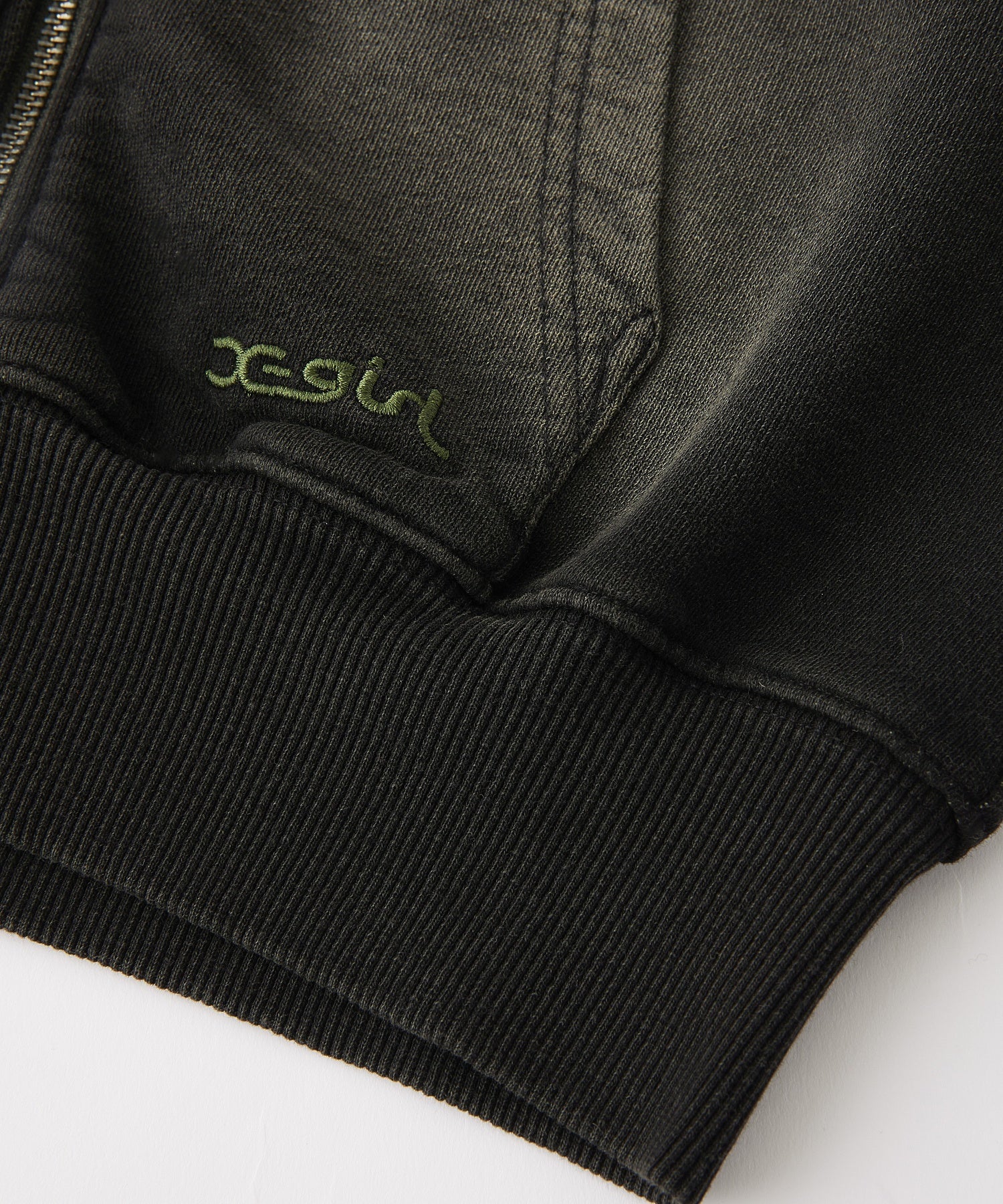 FADED COMPACT S/S ZIP UP HOODIE