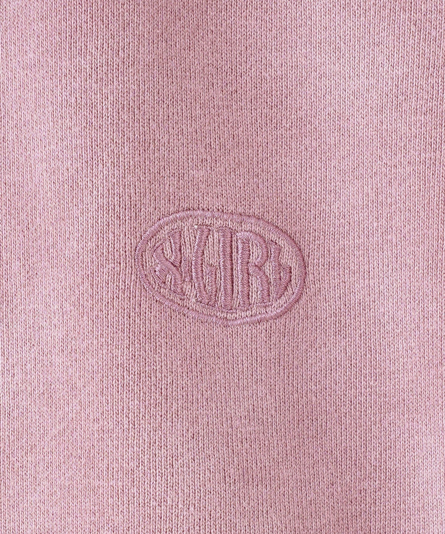 OVAL LOGO FADED ZIP UP SWEAT TOP