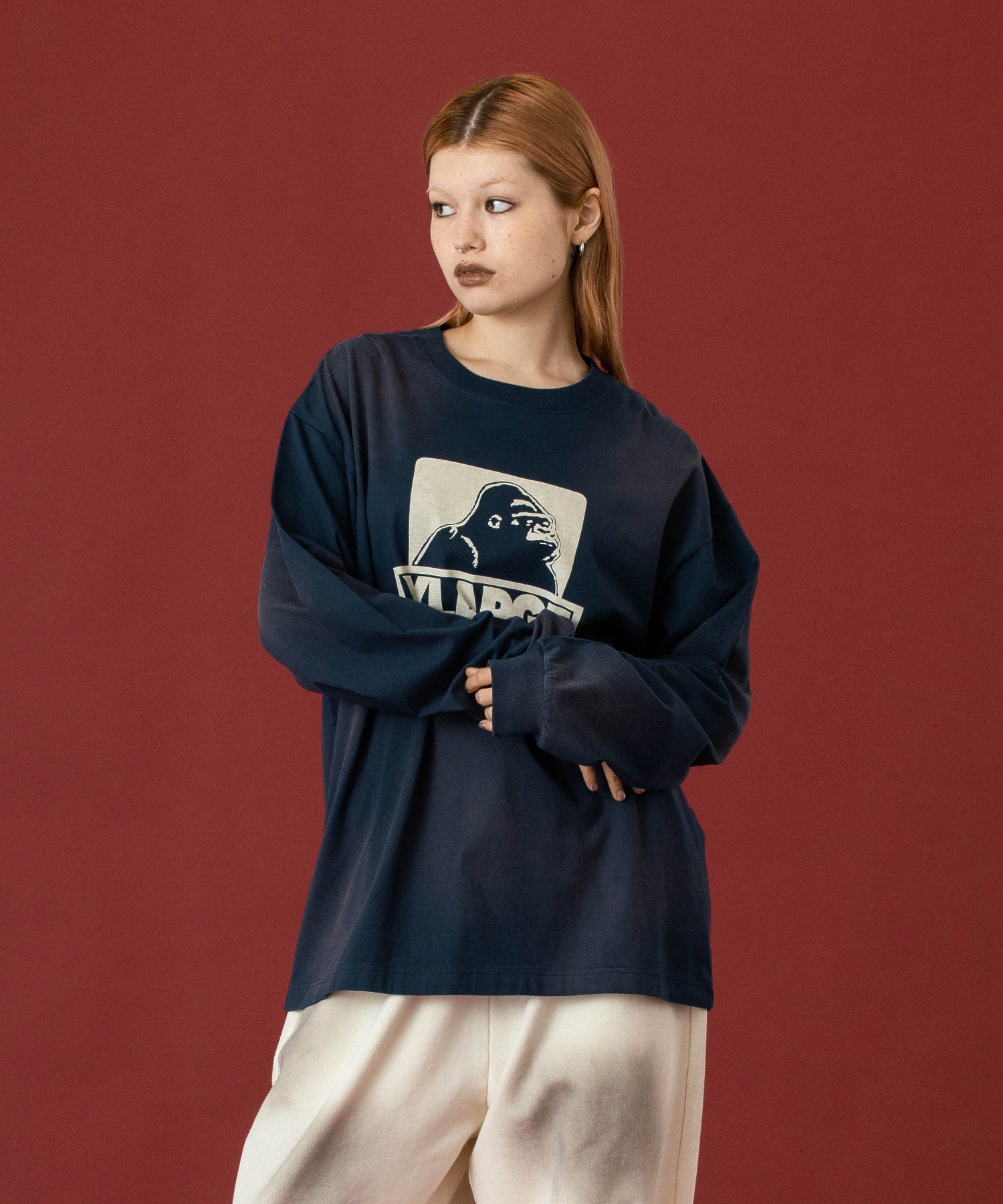 MODEL 身長170cm / 着用サイズ：Lサイズ