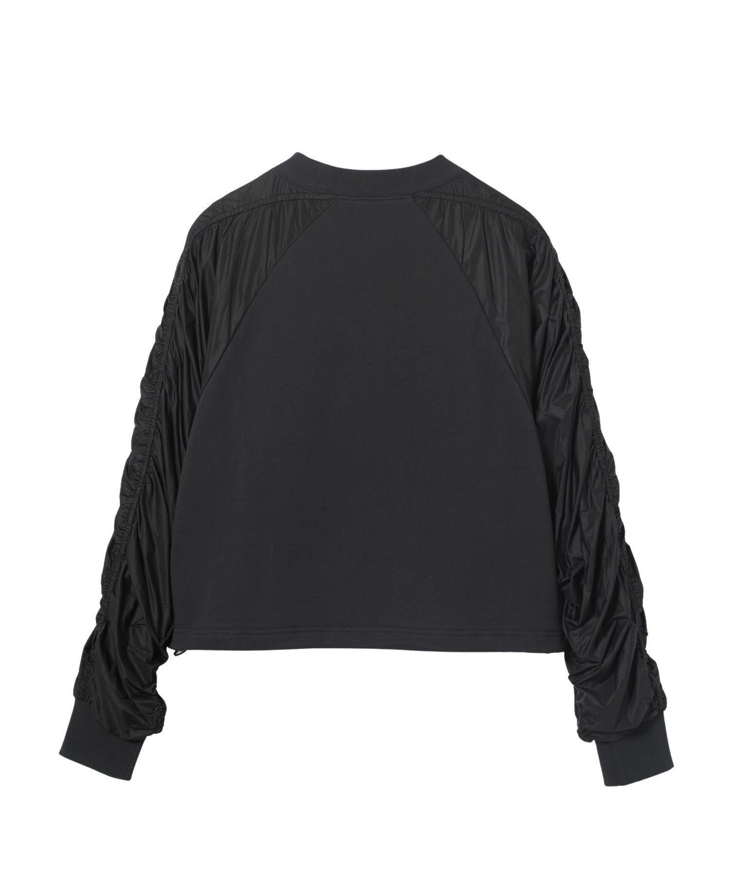 JERSEY MIX CREWNECK TOP