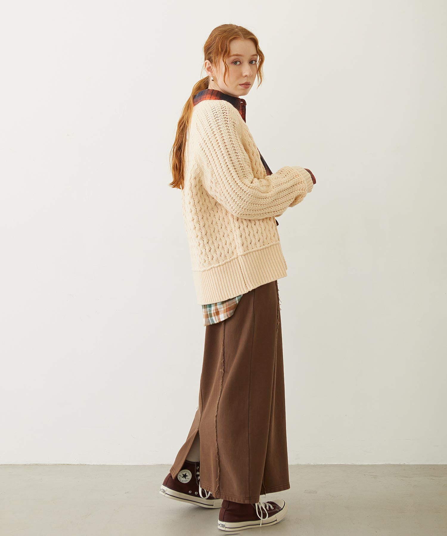 CABLE KNIT CARDIGAN