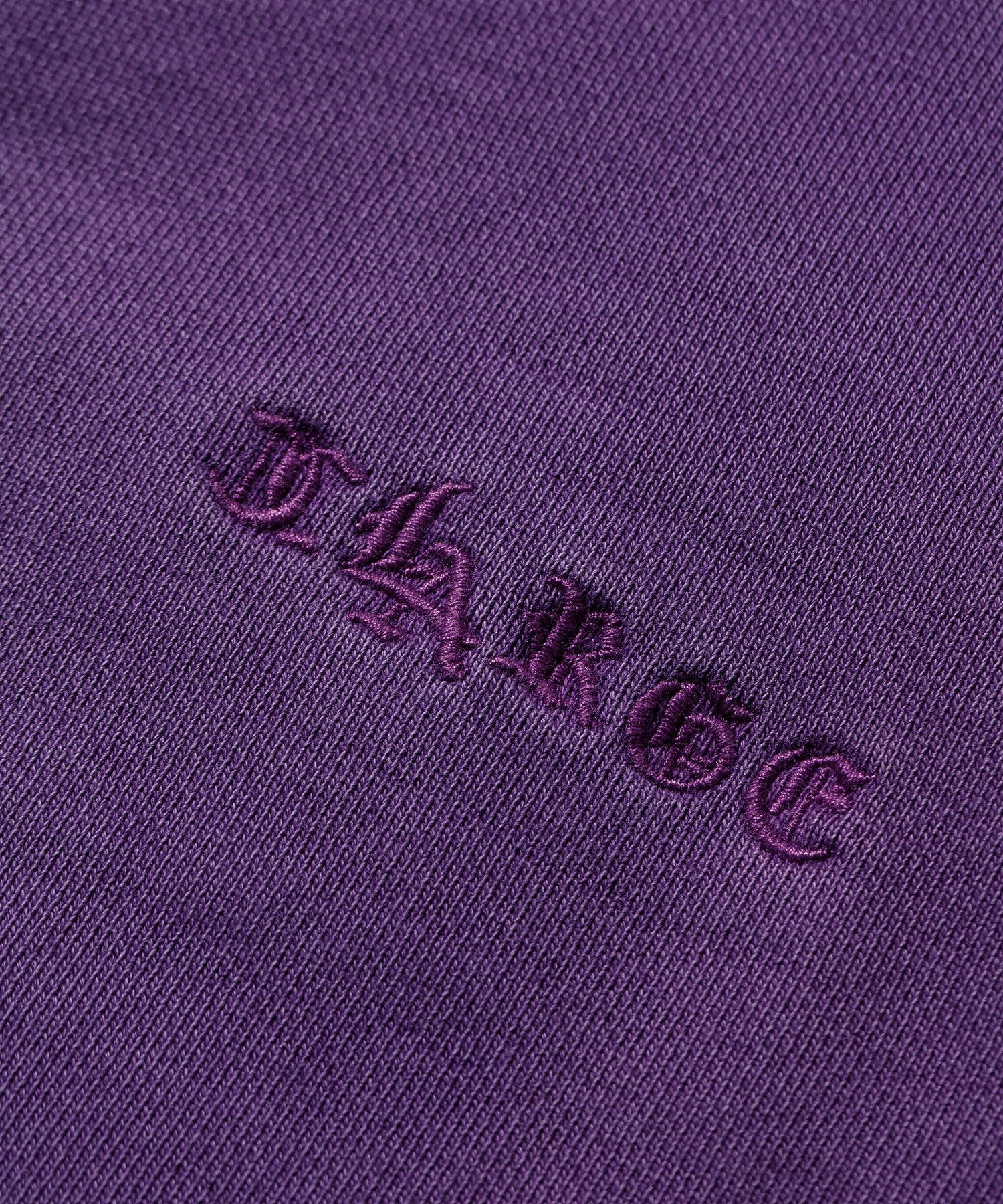 PIGMENT DYED EMBOSS LOGO ZIP HOODED SWEAT XLARGE