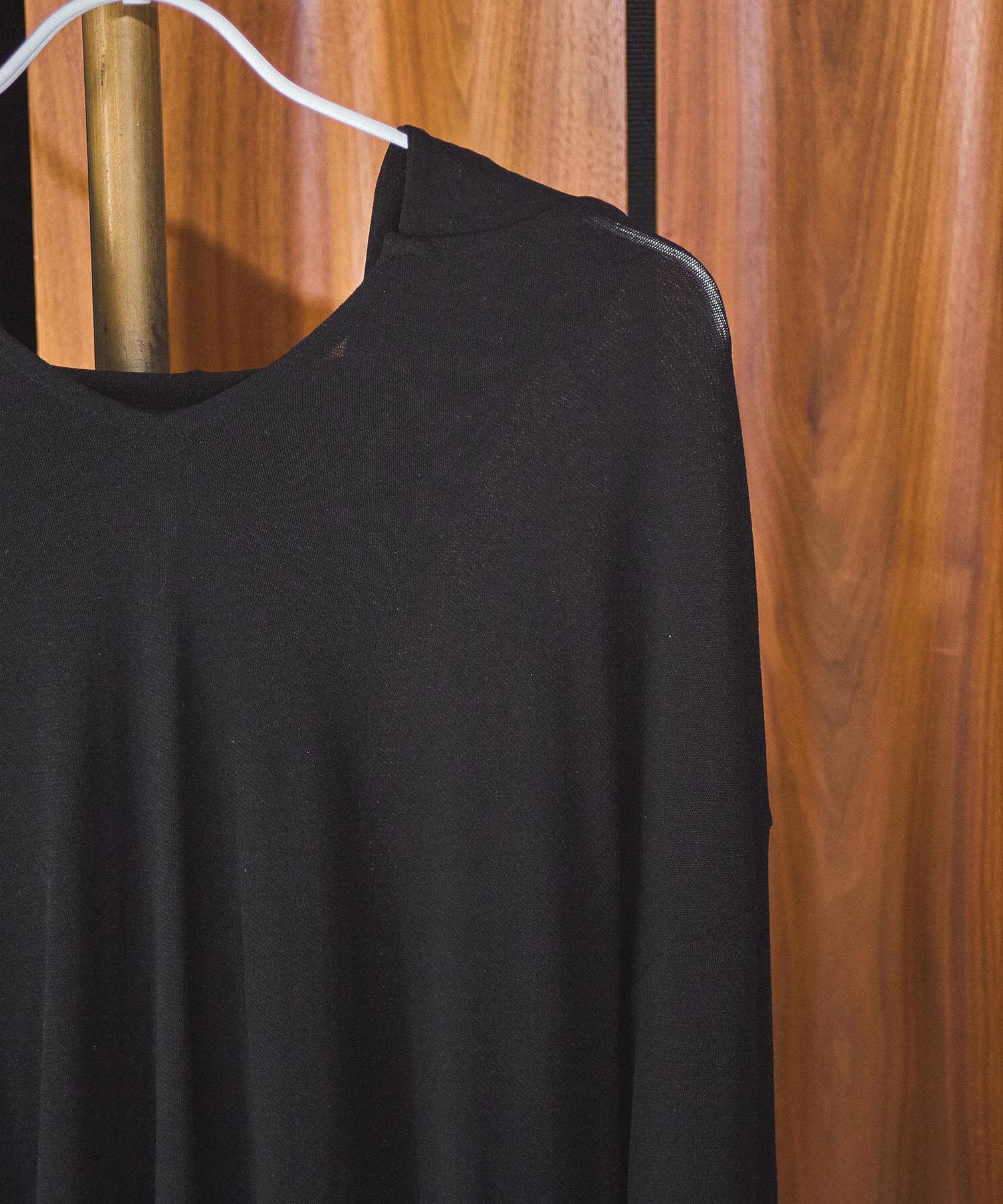 CHIGNON/SHEER HOODIE PO