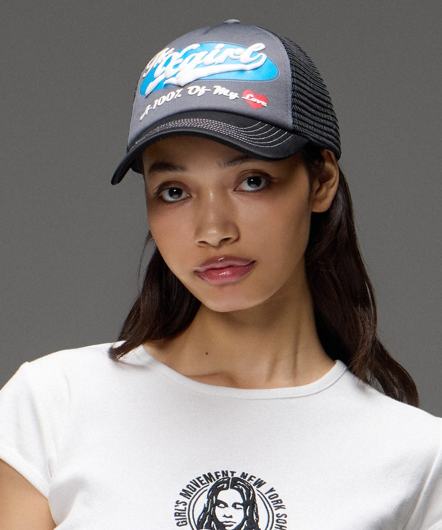 OVAL LOGO TRUCKER CAP