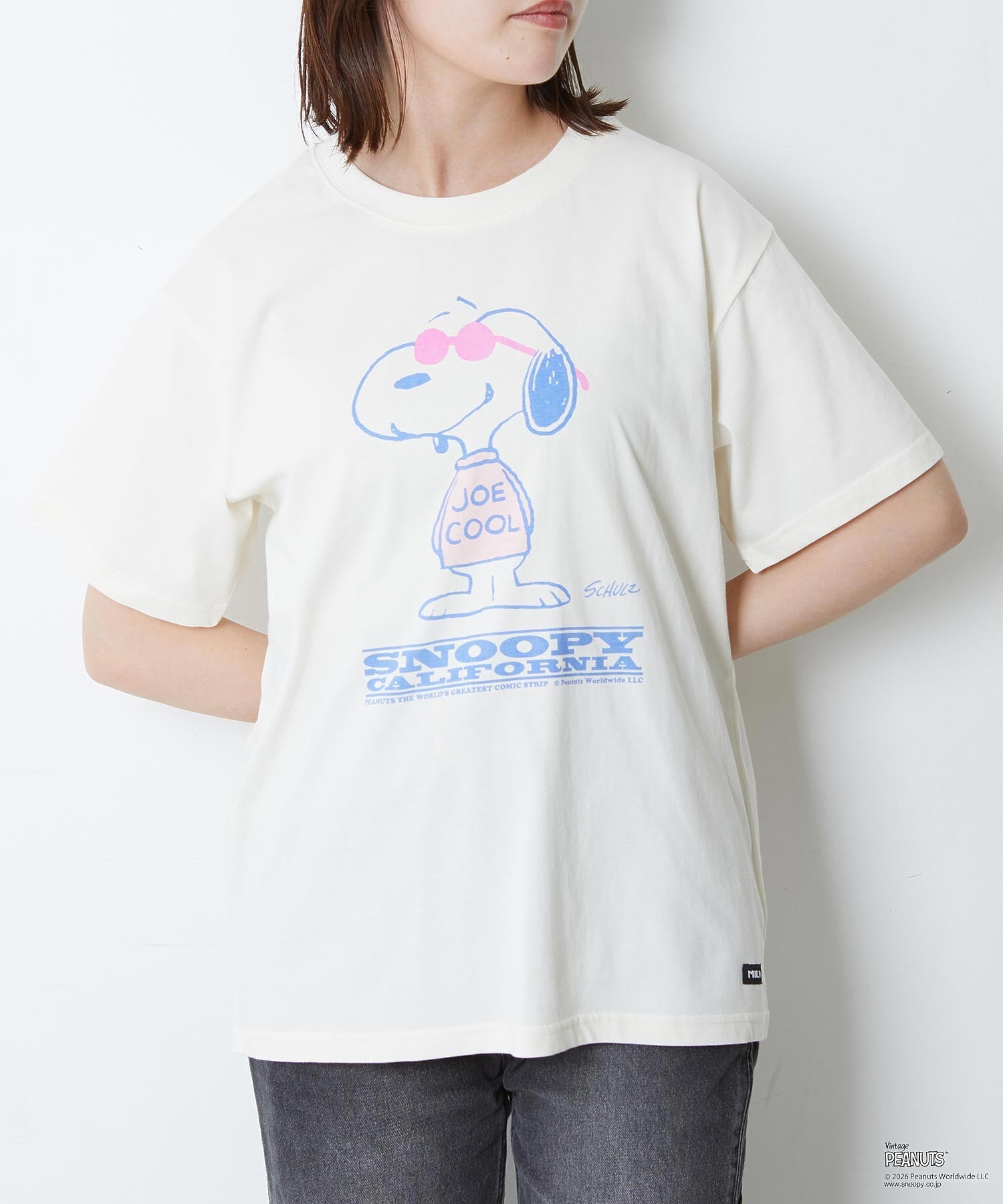 MILKFED. × PEANUTS / JOE COOL S/S TEE