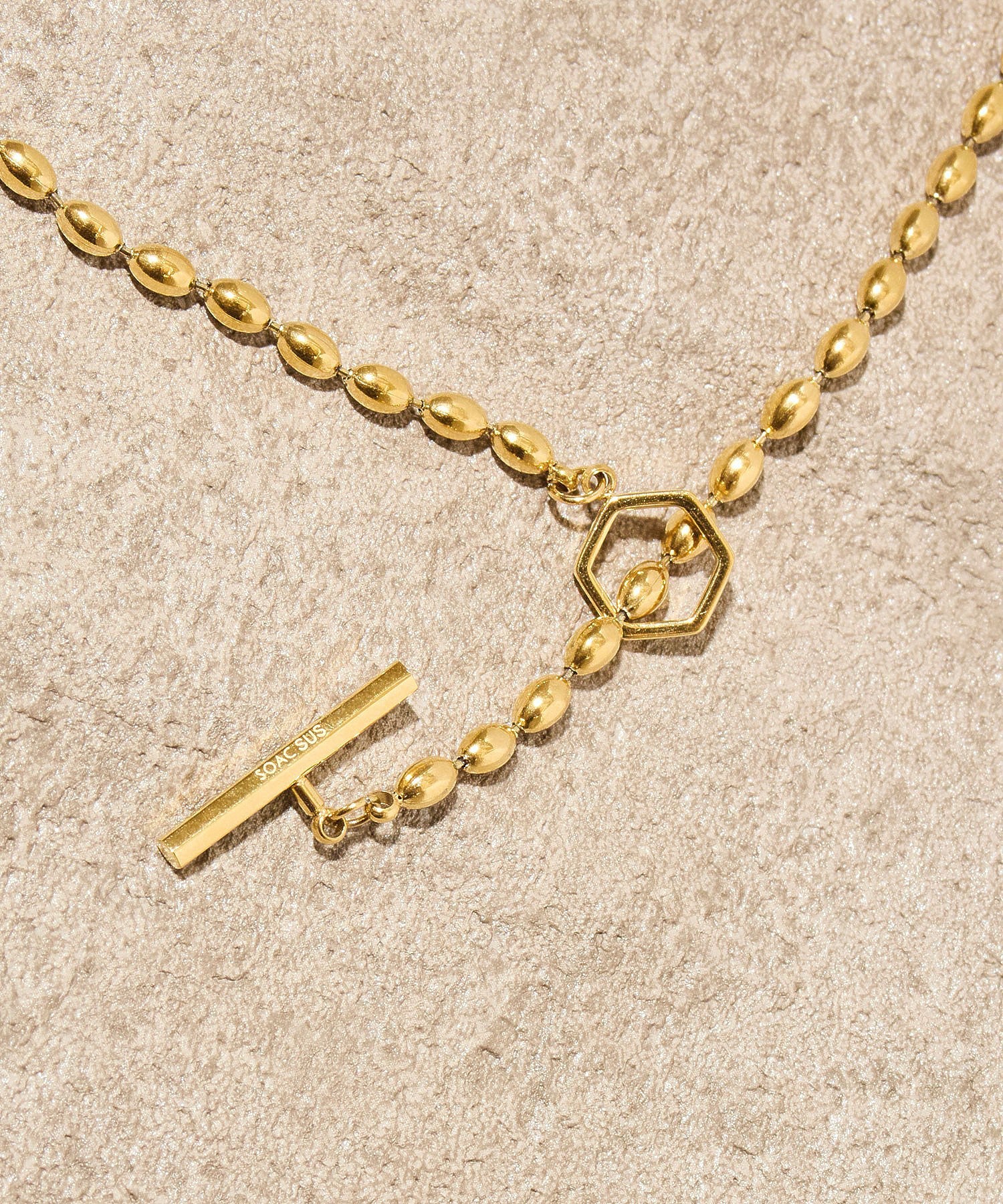 SOAC/DROP CHAIN LONG NECKLACE