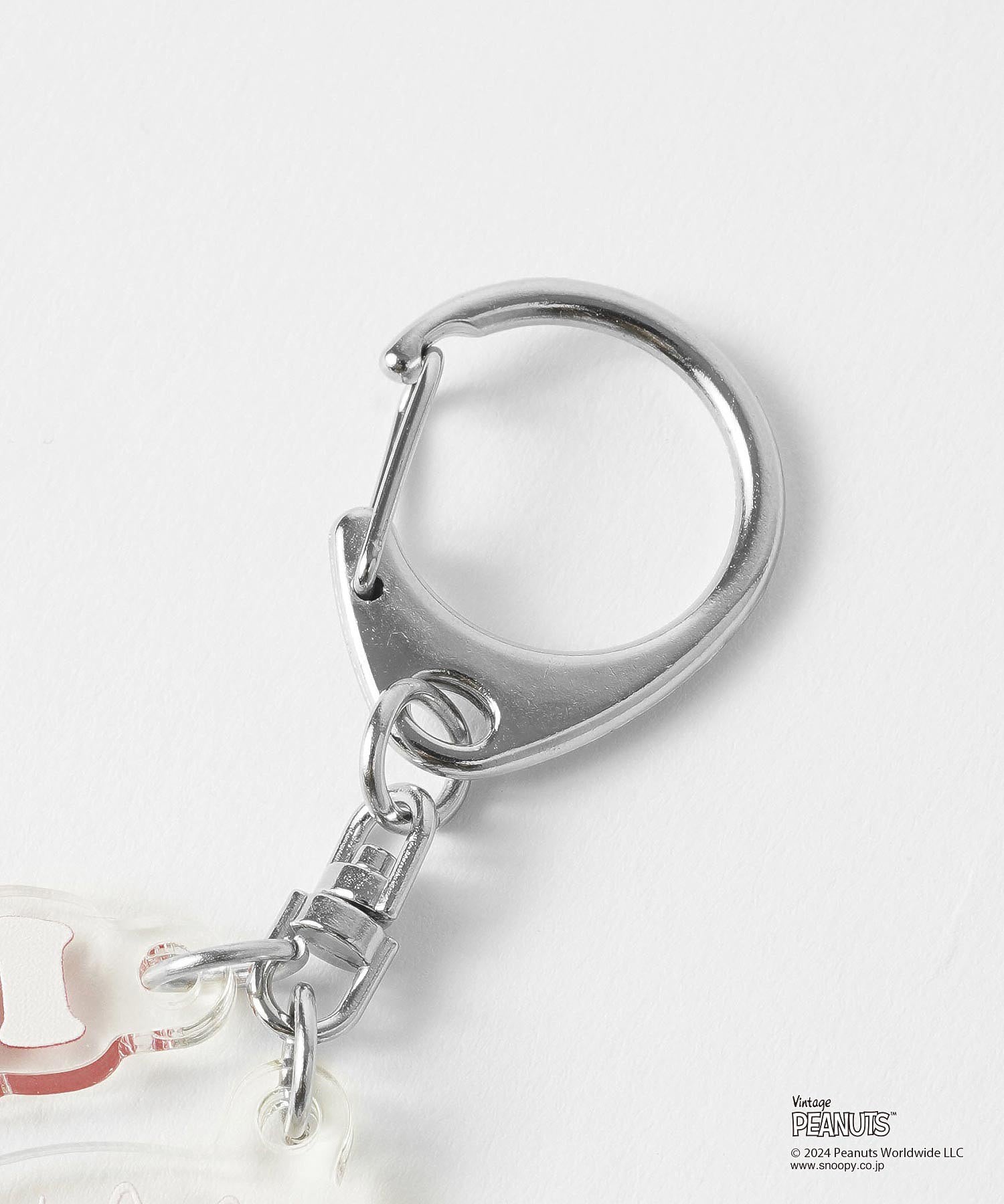 MILKFED. x PEANUTS LOGO KEYCHAIN