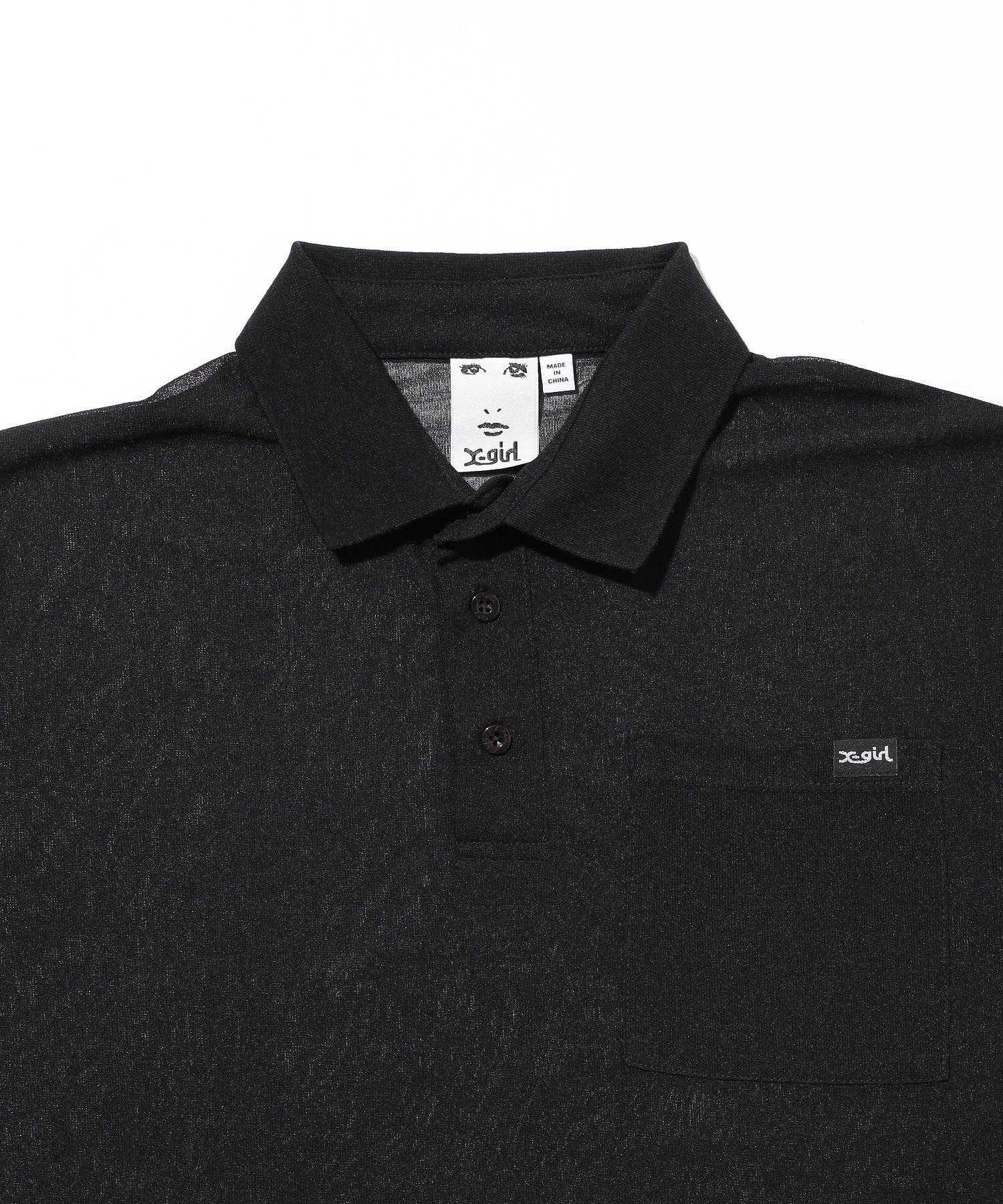SHEER POLO TOP