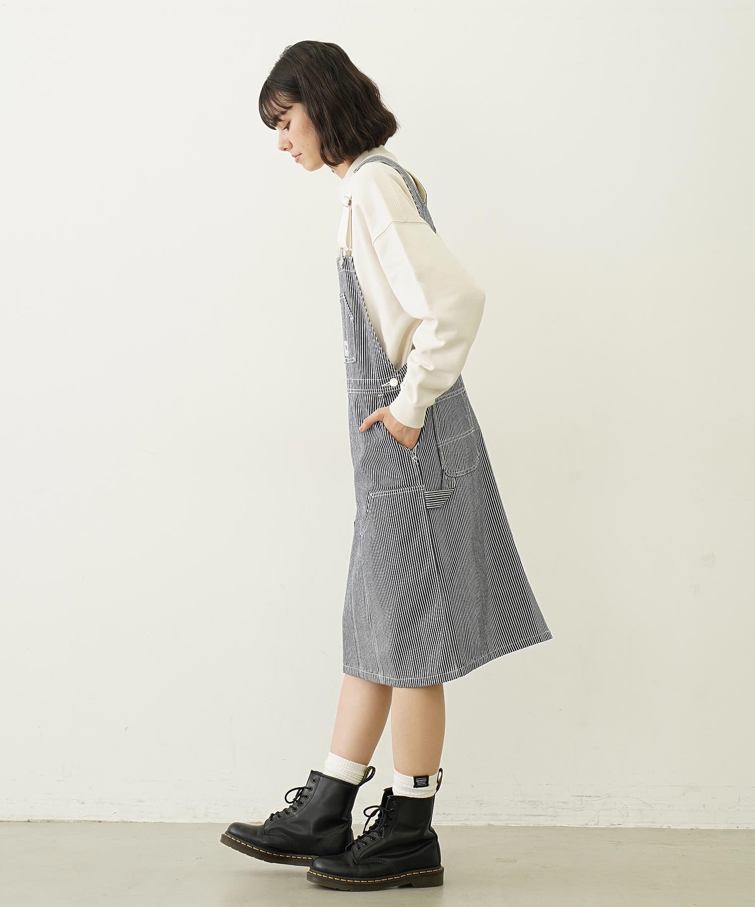 WORK STYLE SALOPETTE SKIRT