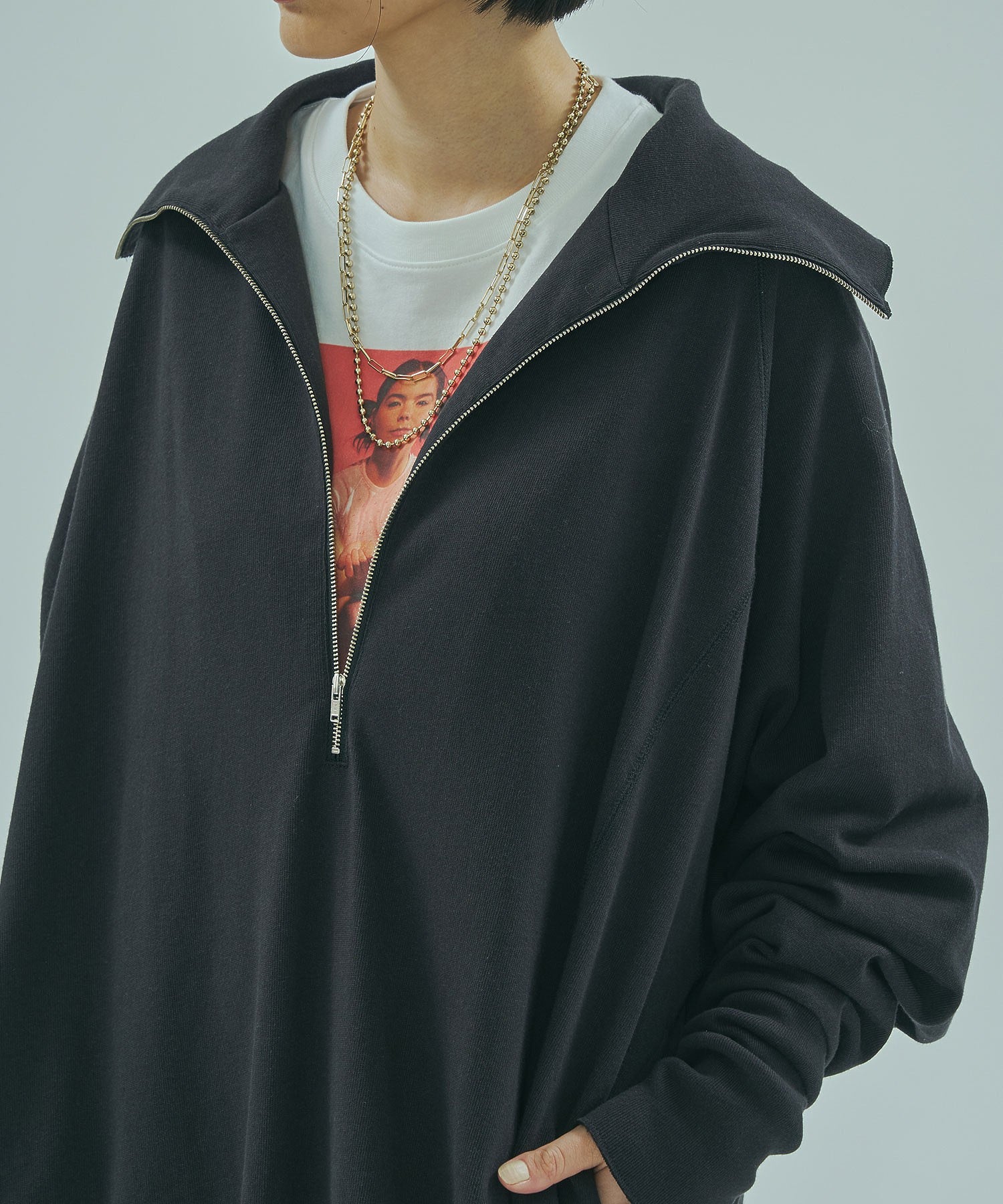 CREOLME/ZIP UP DRESS