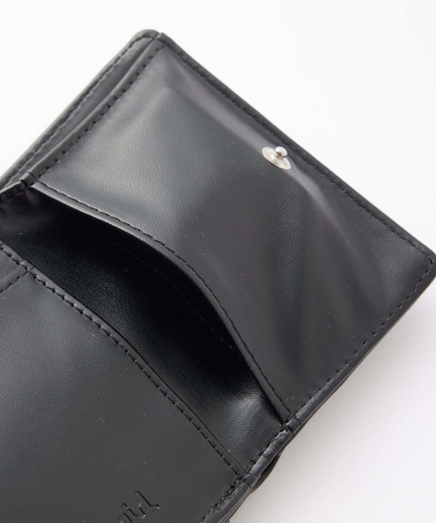 COLOR OVAL LOGO BUCKLE MINI WALLET