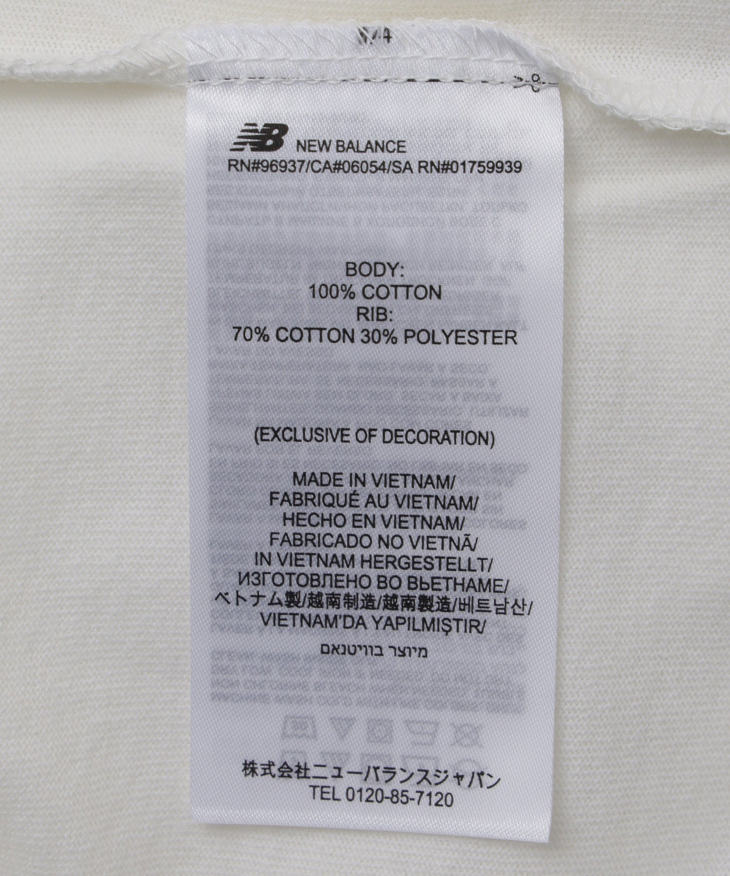 NEW BALANCE/ニューバランス/OHTANI RAGLAN TEE MT62L8VK
