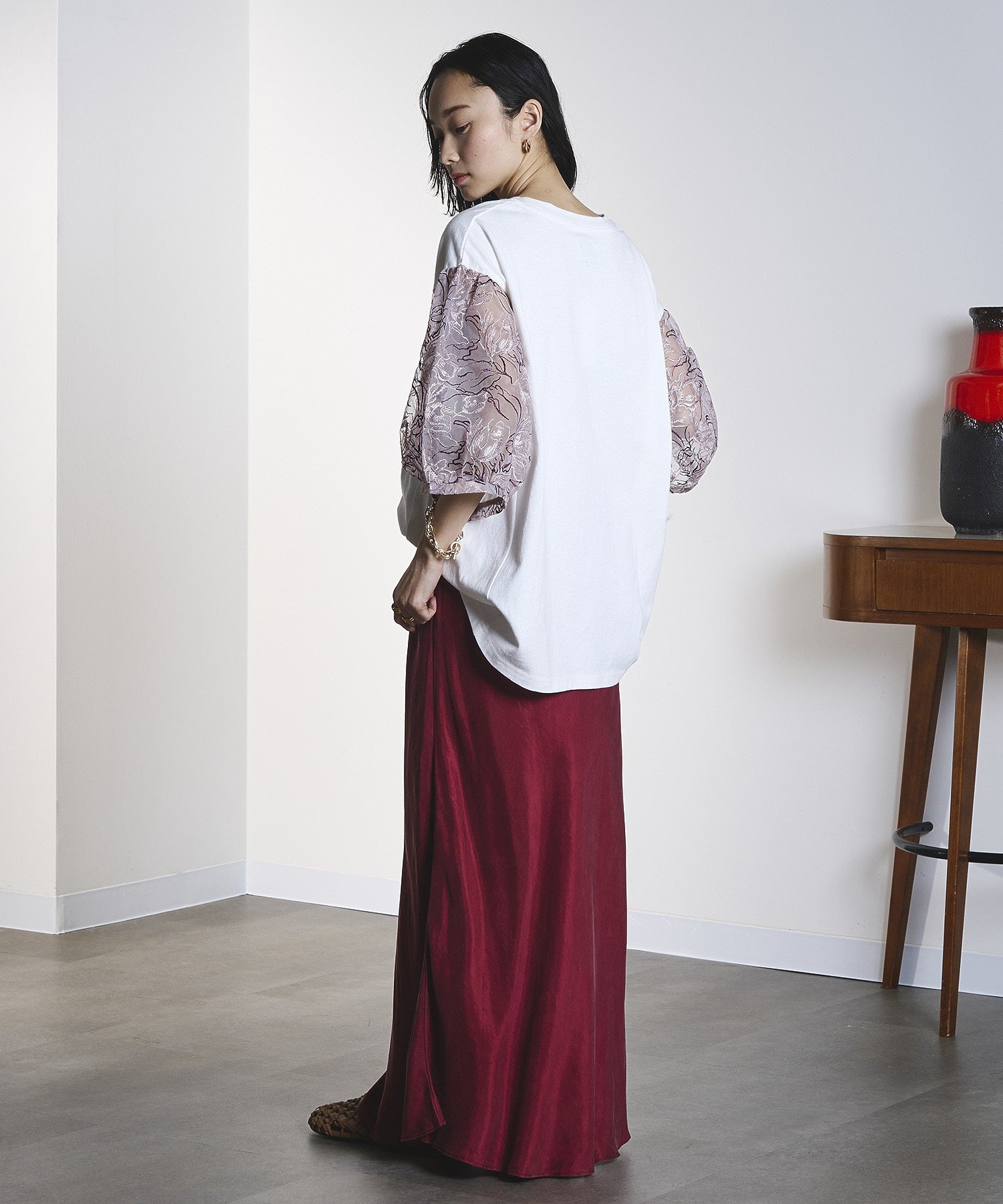 model:161cm 着用サイズ:M