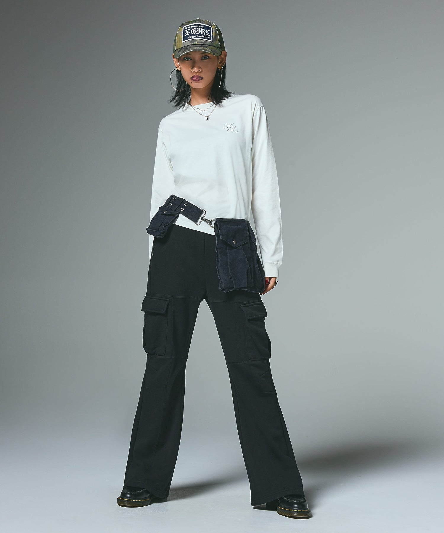 EYELET BELT 2WAY BAG