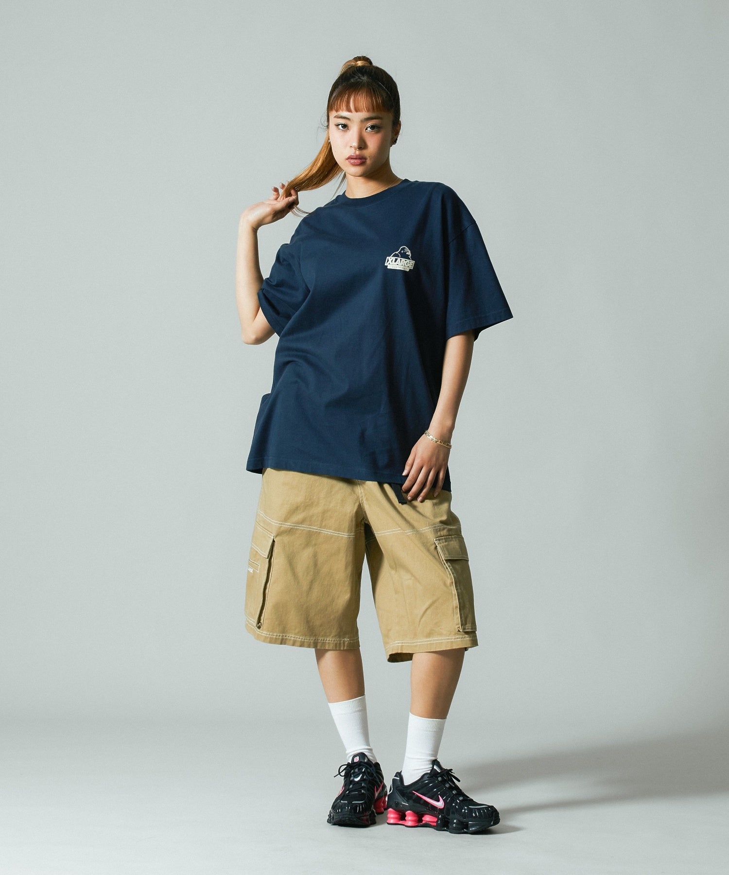 MODEL 身長165cm / 着用サイズ：Lサイズ