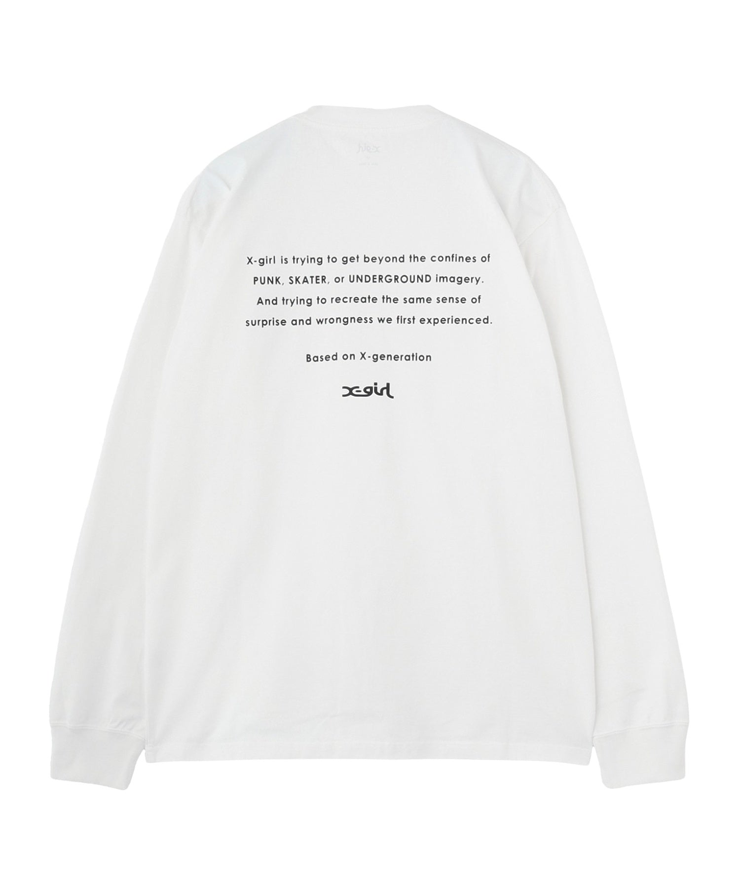 FACE AND WORDS L/S TEE