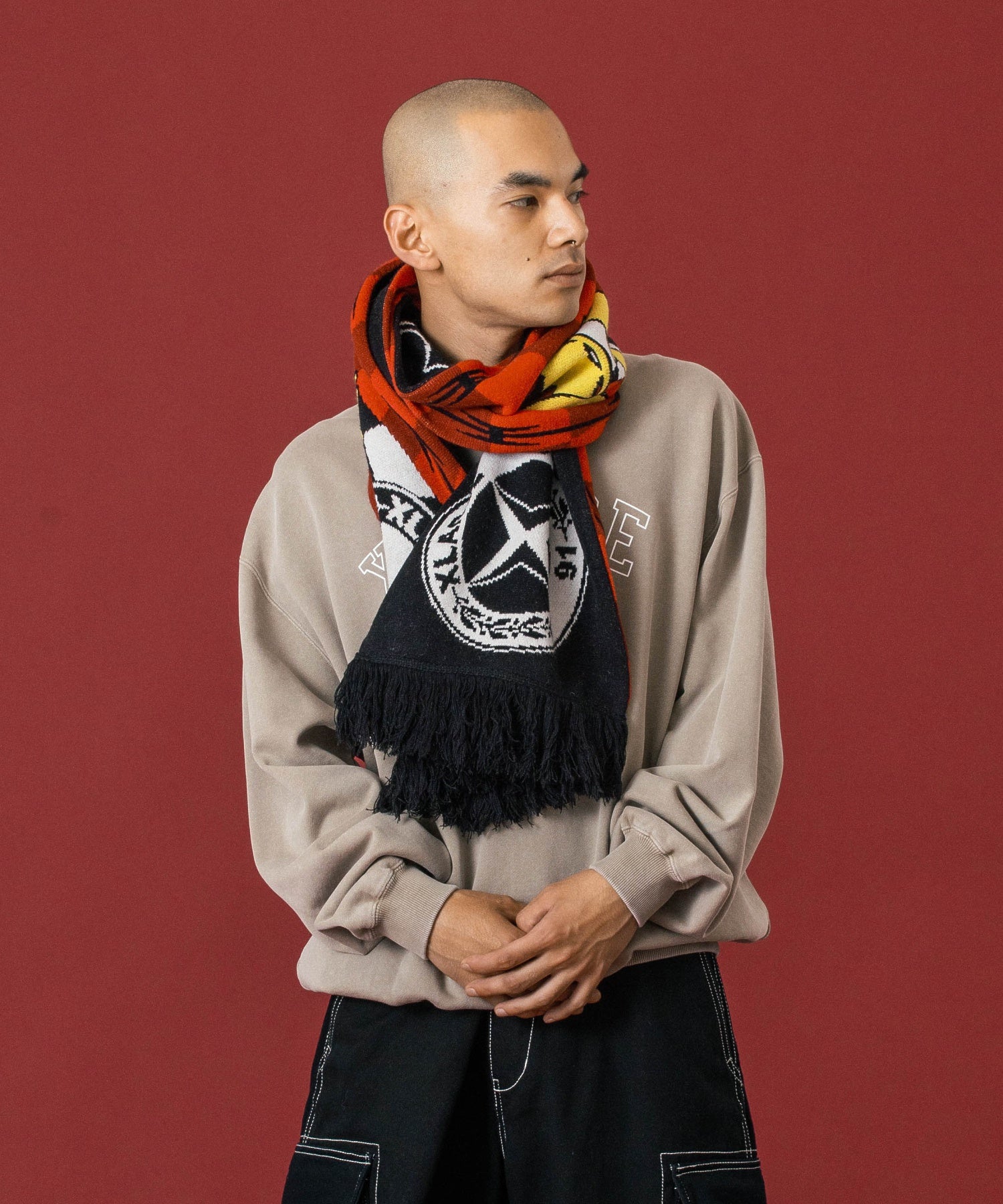 XLARGE JACQUARD SCARF