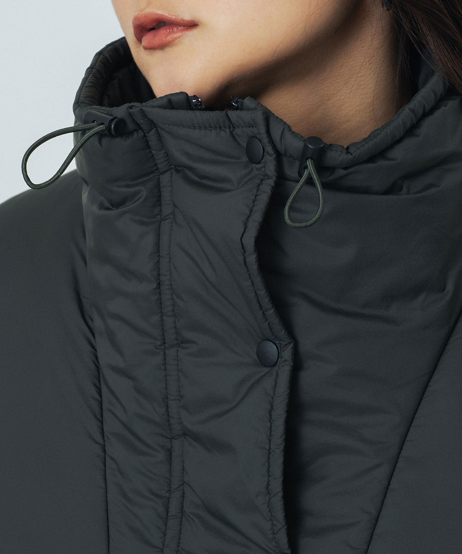 STAND COLLAR PADDED JACKET