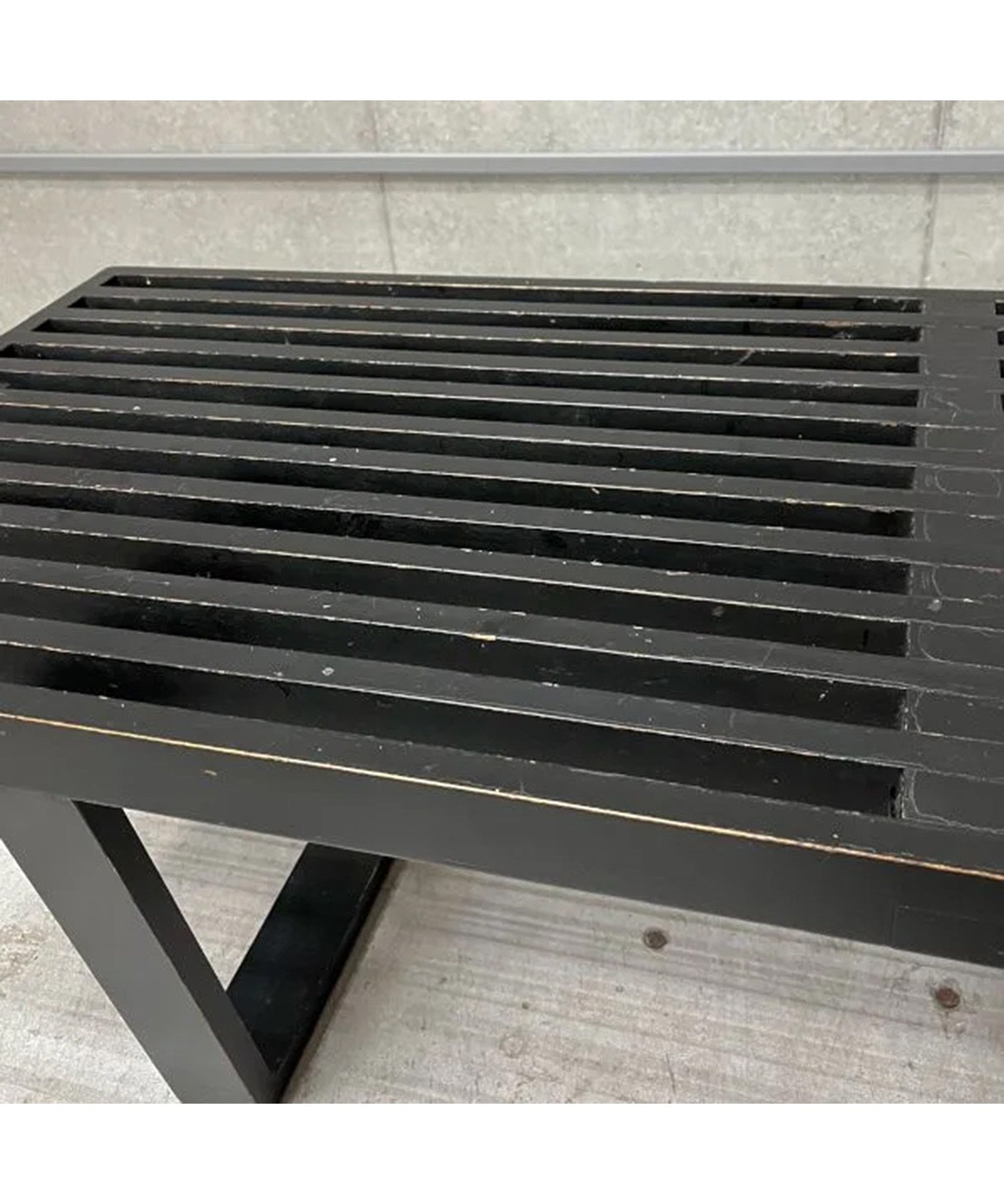 HermanMiller George Nelson Platform Bench Black