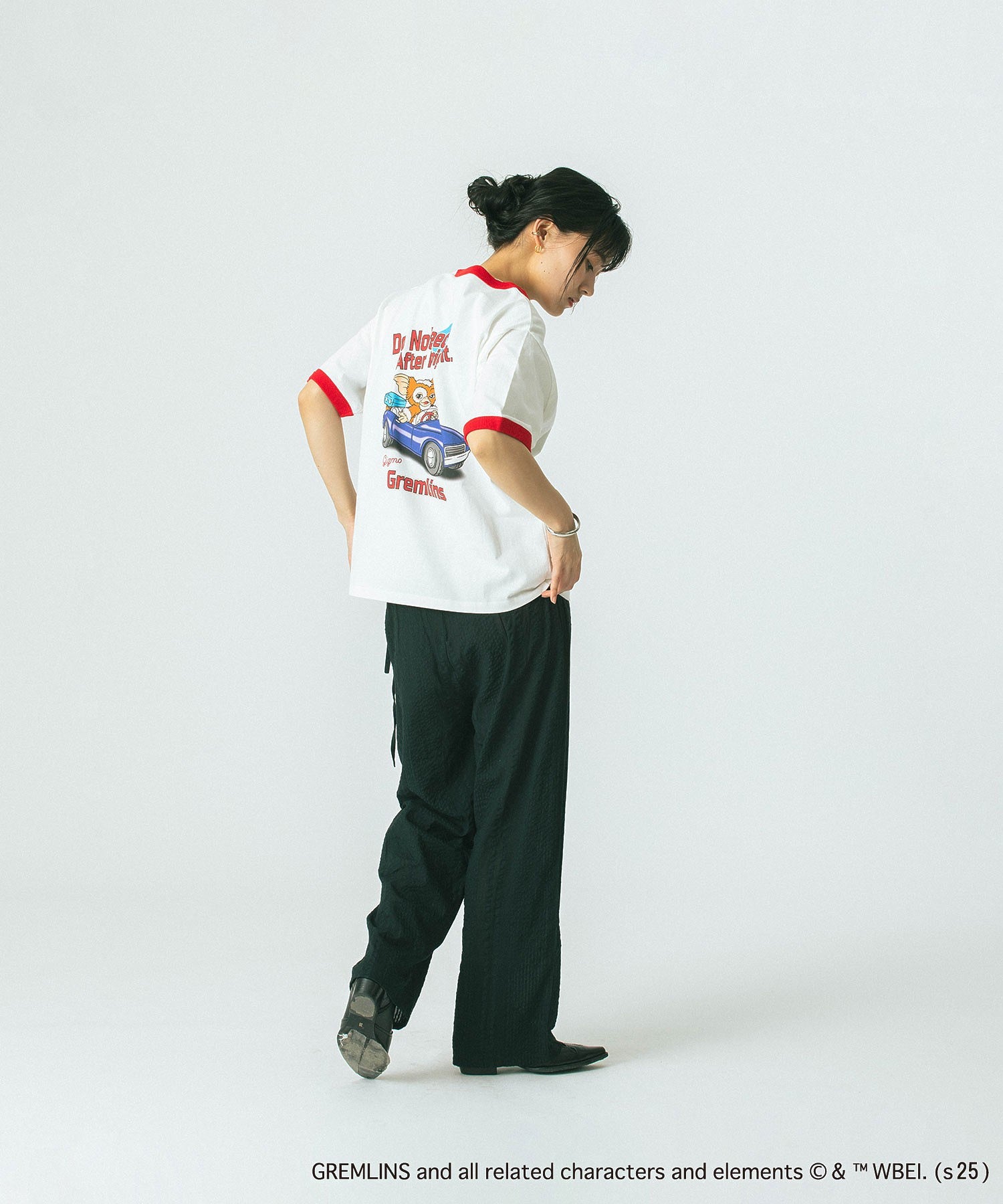 【WEB・一部店舗限定/ROSE BUD LIMITED】GREMLINS RINGER S/S TEE