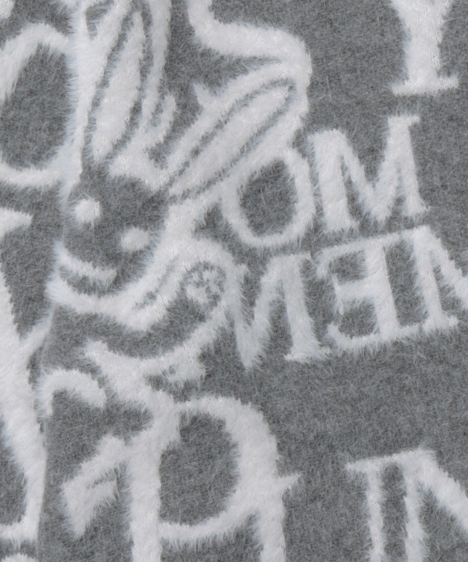 LOGO AND BUNNY JACQUARD KNIT CARDIGAN