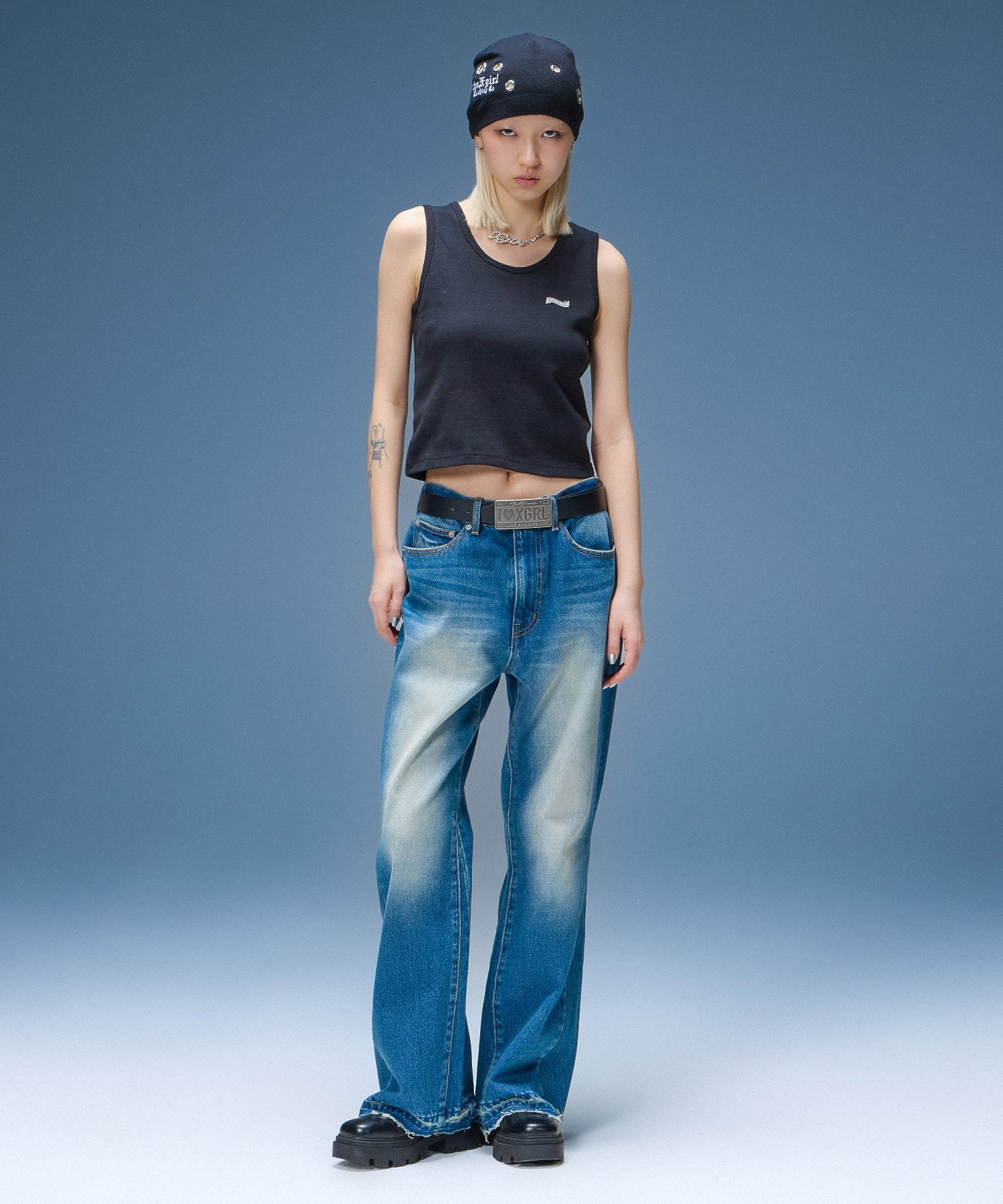RELAX FIT DENIM PANTS